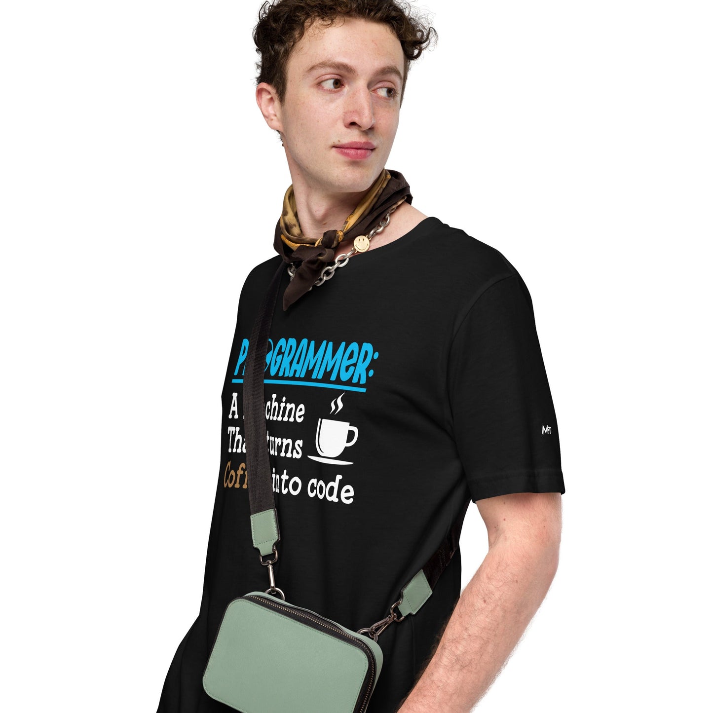 Programmer: Def blue Unisex t-shirt by DarkByteGear