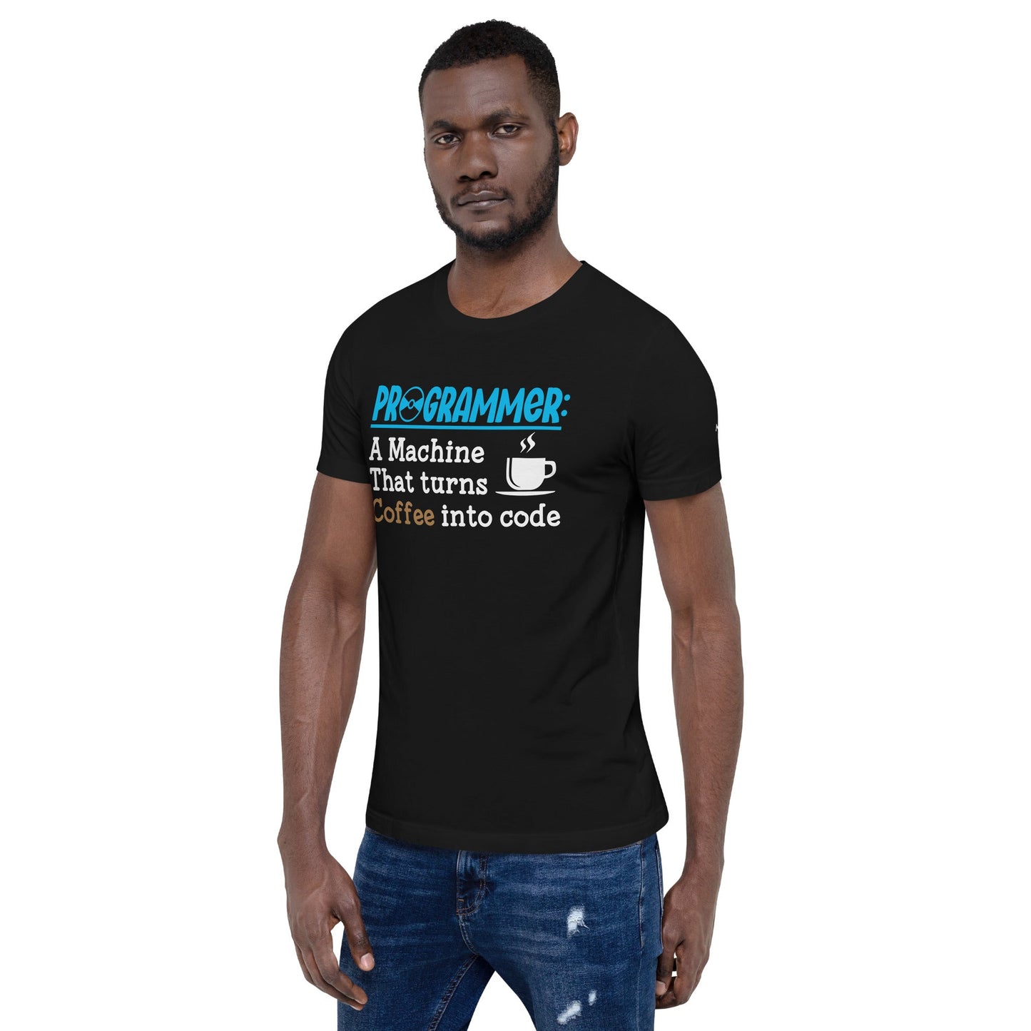 Programmer: Def blue Unisex t-shirt by DarkByteGear
