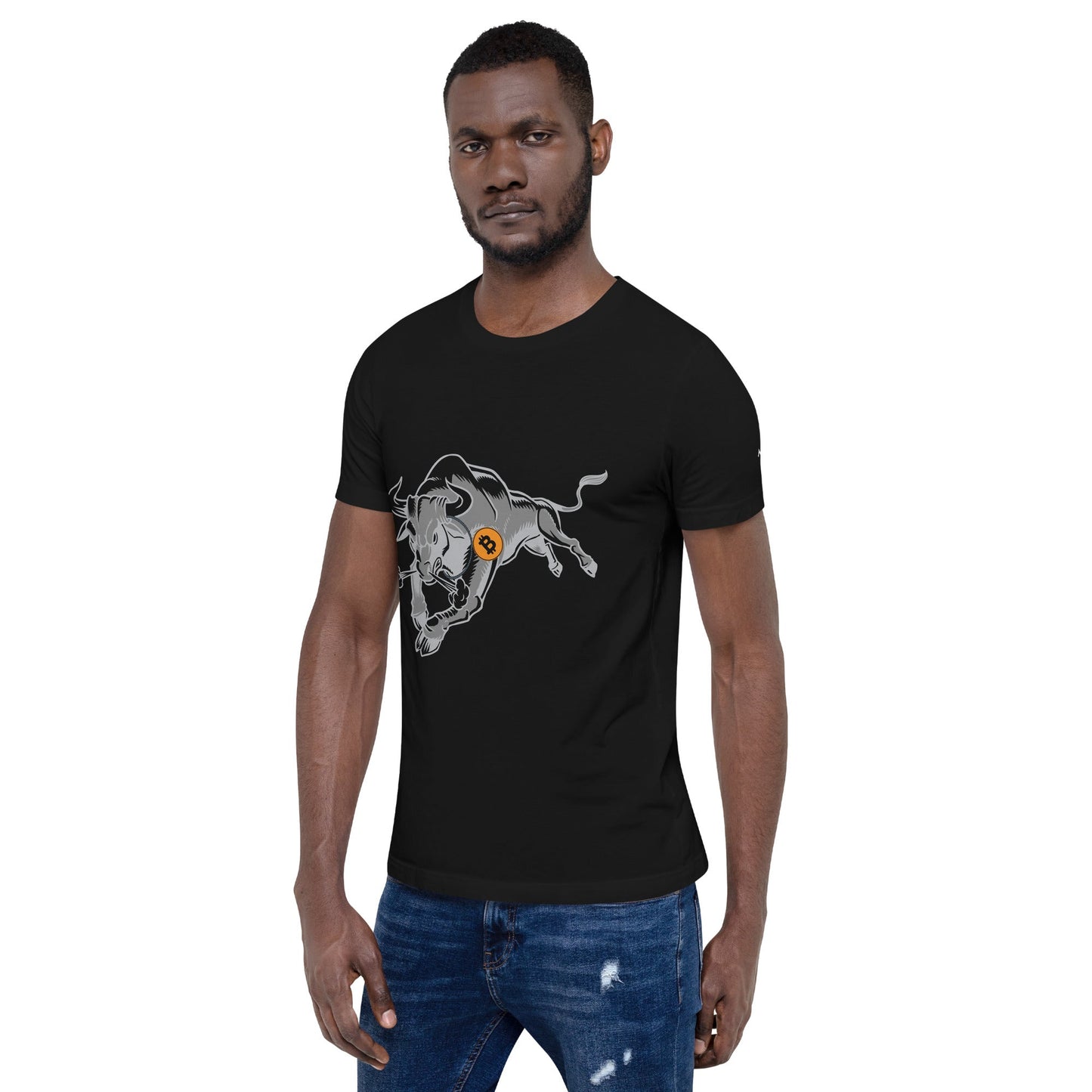 Strong Bitcoin Bull Unisex t-shirt by DarkByteGear