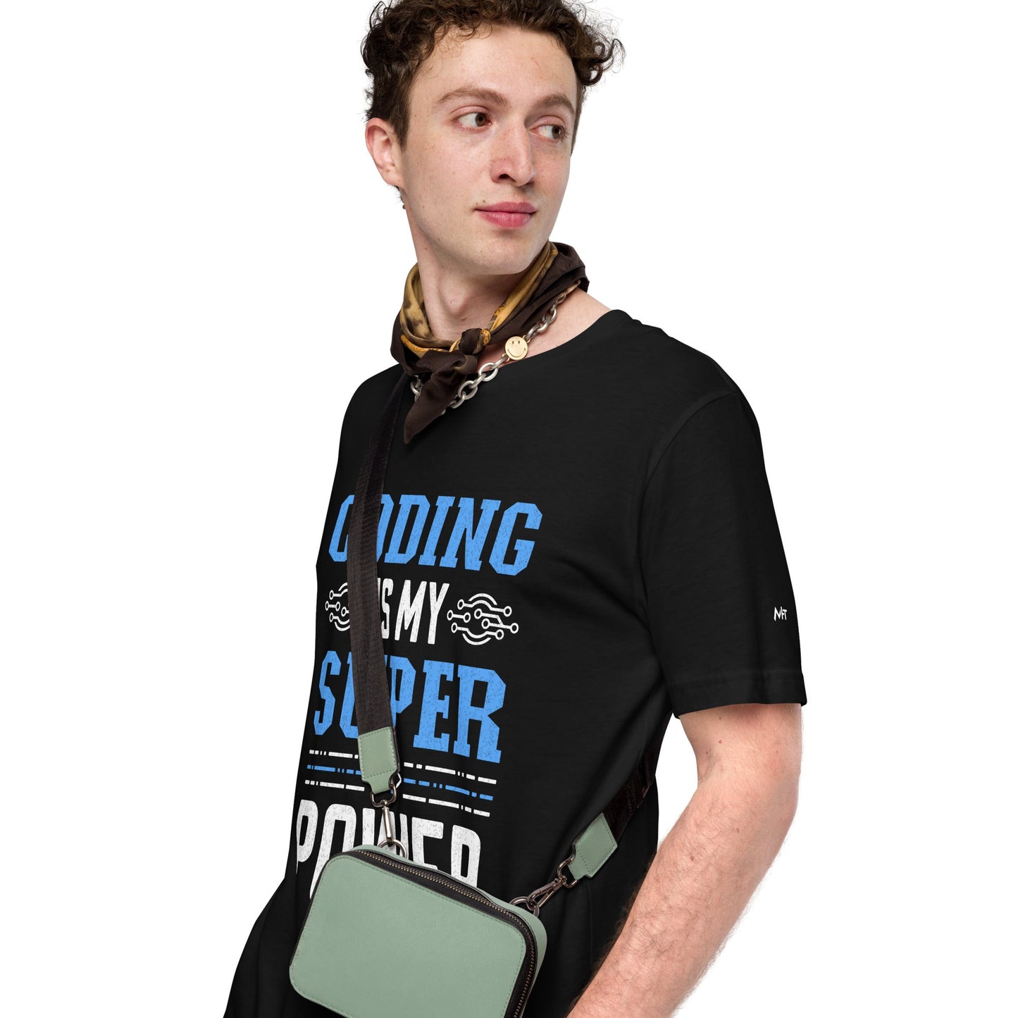 Coding is My Super Power - Unisex t-shirt by DarkByteGear