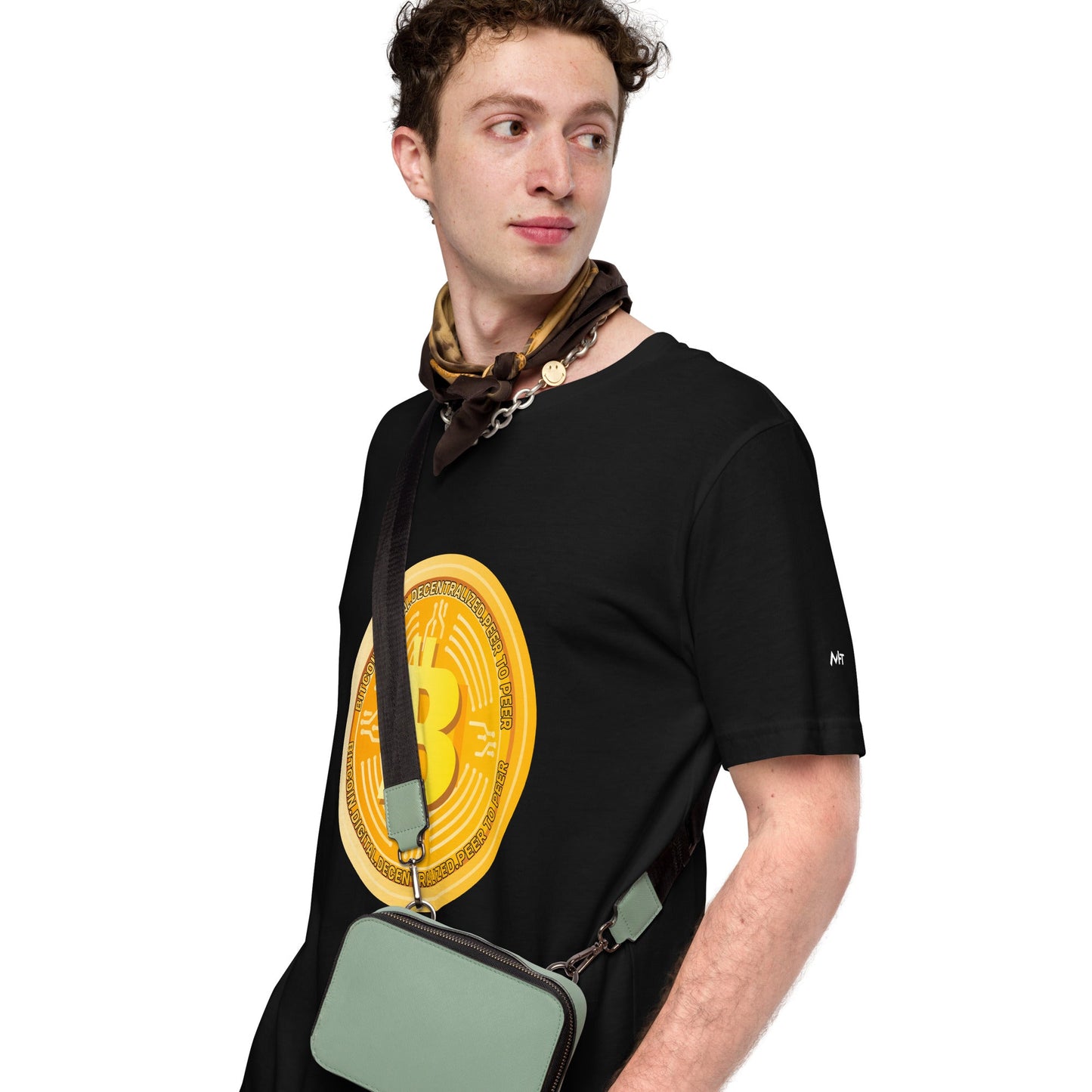Bitcoin Medal - Unisex t-shirt by DarkByteGear