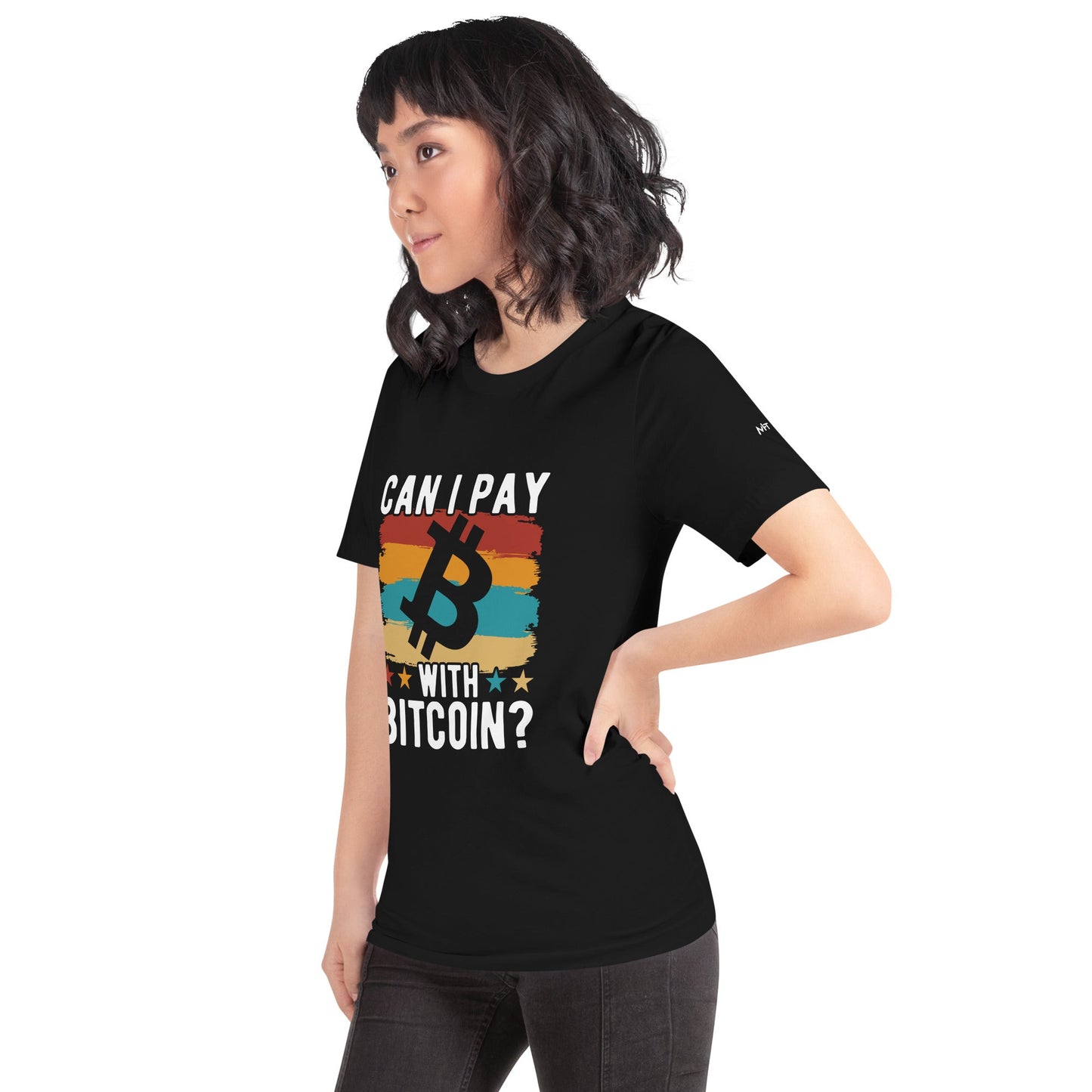 Can I pay with Bitcoin - Unisex t-shirt by DarkByteGear