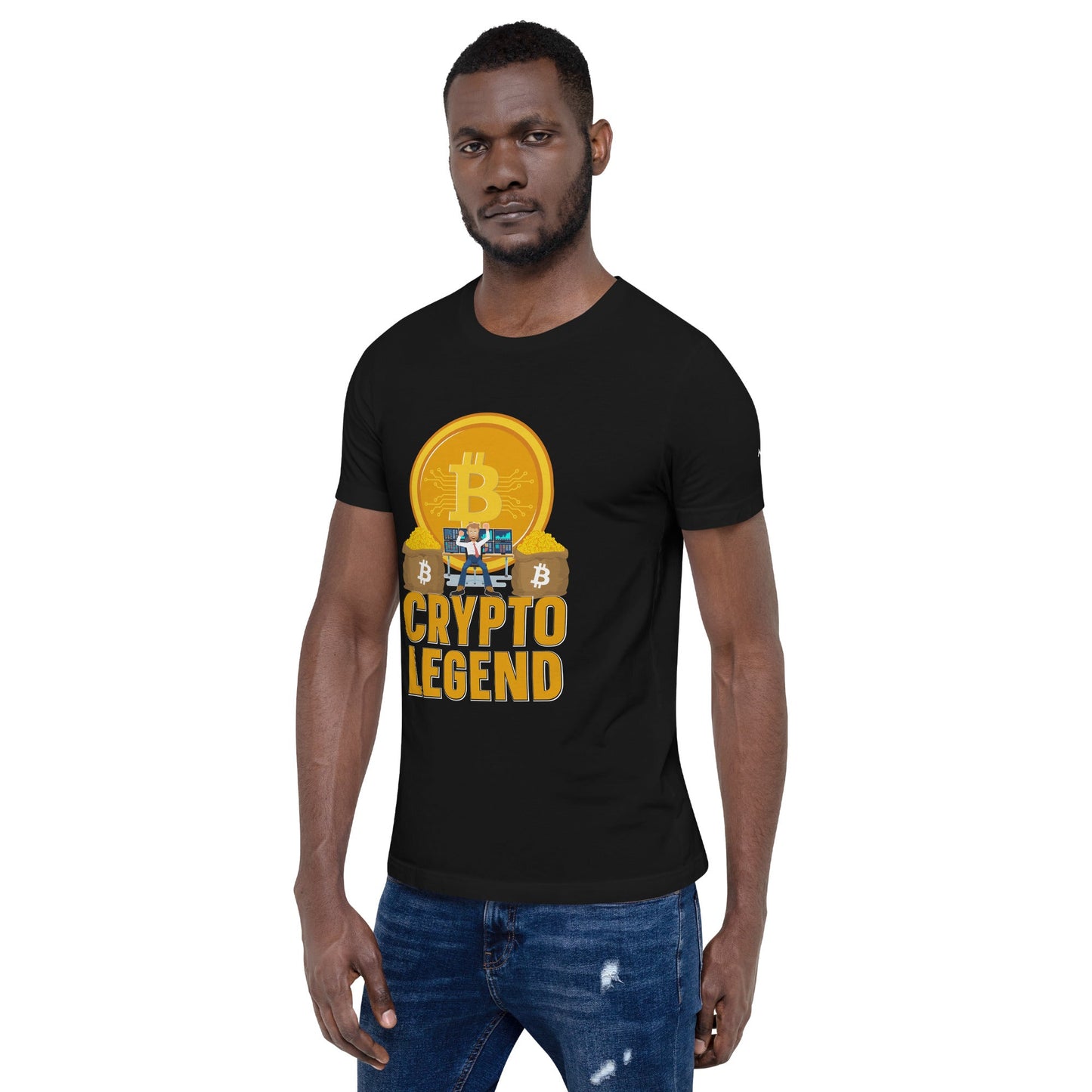 Bitcoin Legend - Unisex t-shirt by DarkByteGear