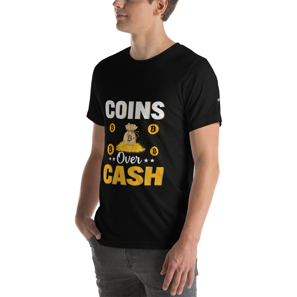 Coins over Cash - Unisex t-shirt by DarkByteGear