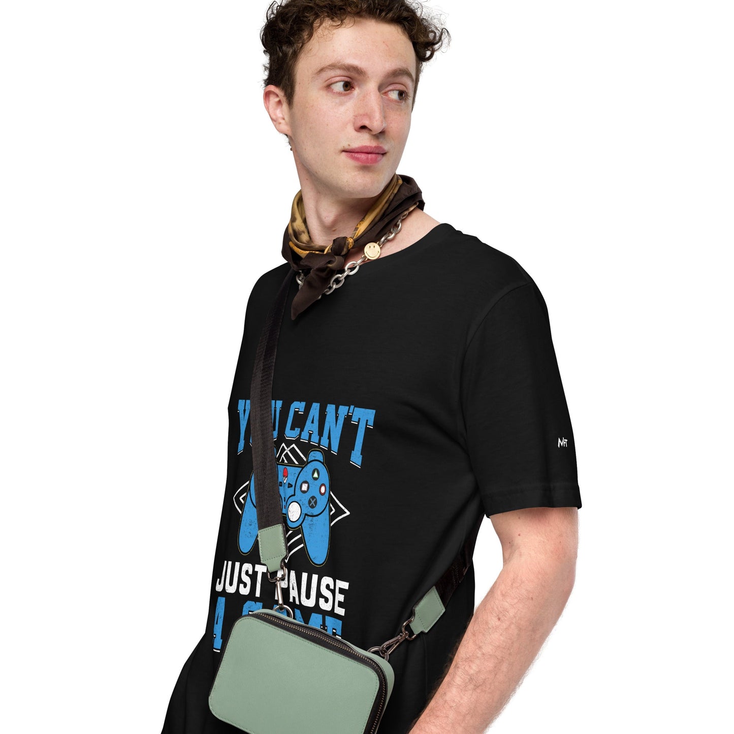 You can't Just Pause a Game - Unisex t-shirt by DarkByteGear