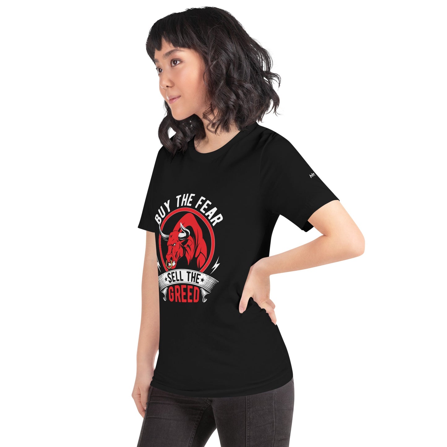 Buy the Fear; Sell the Greed - Unisex t-shirt by DarkByteGear