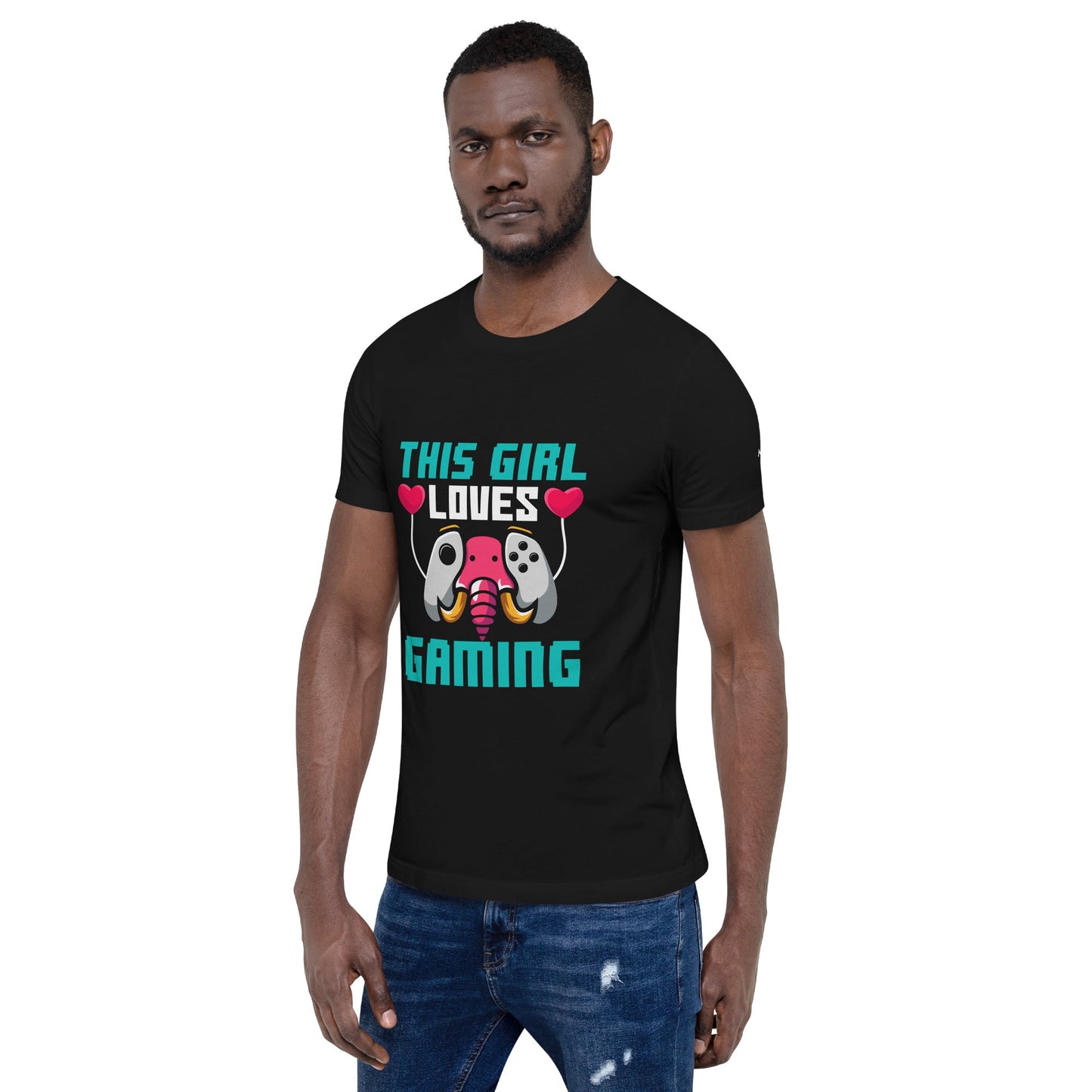 This girl Loves video games ( RiMa ) - Unisex t-shirt by DarkByteGear