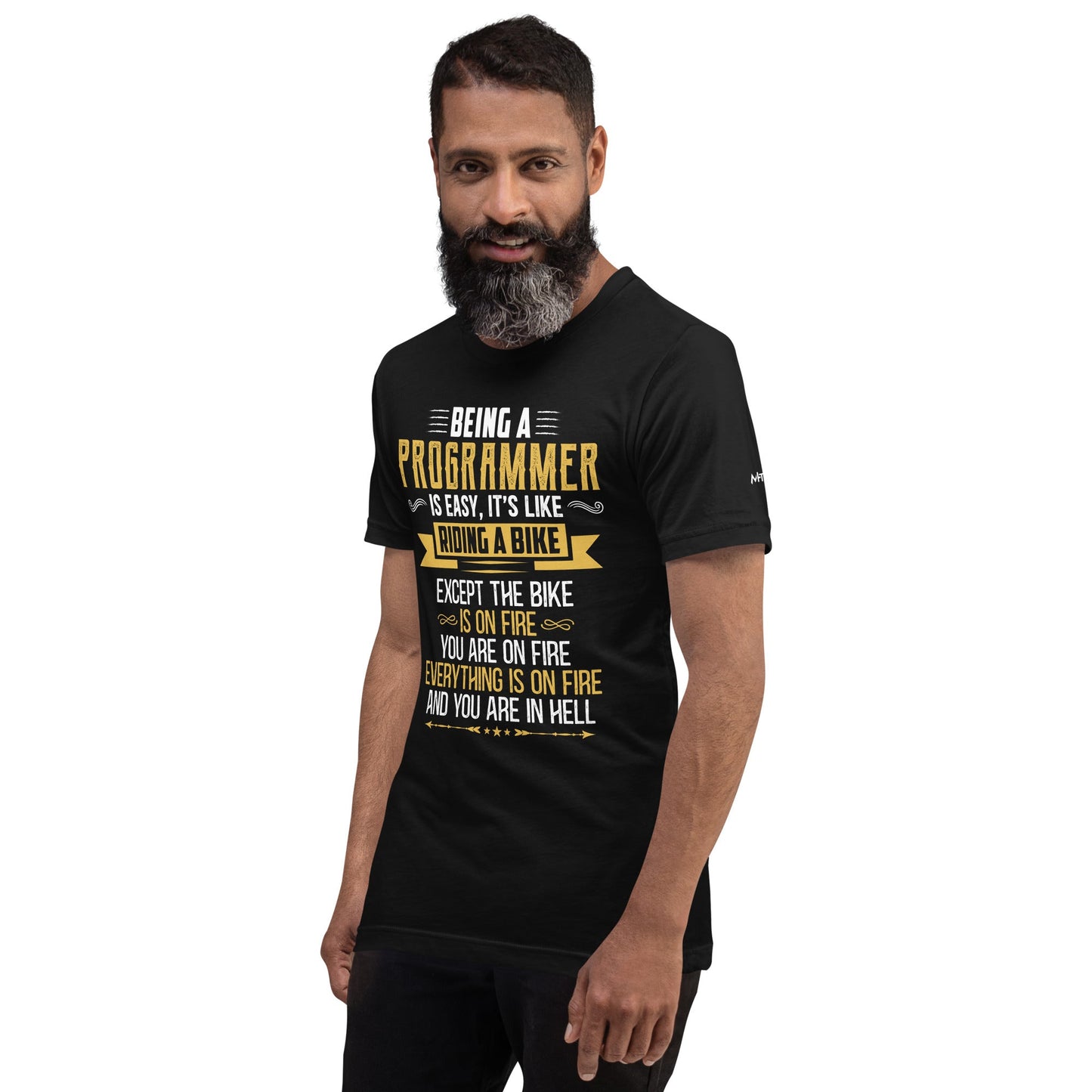Being a Programmer is easy V2 - Unisex t-shirt by DarkByteGear