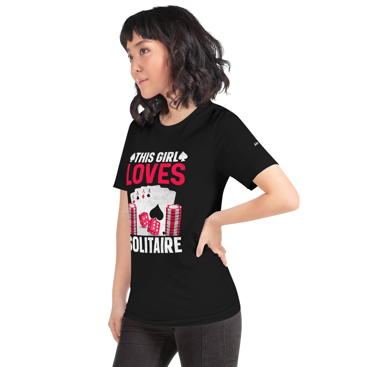 This Girl Loves Solitaire - Unisex t-shirt by DarkByteGear