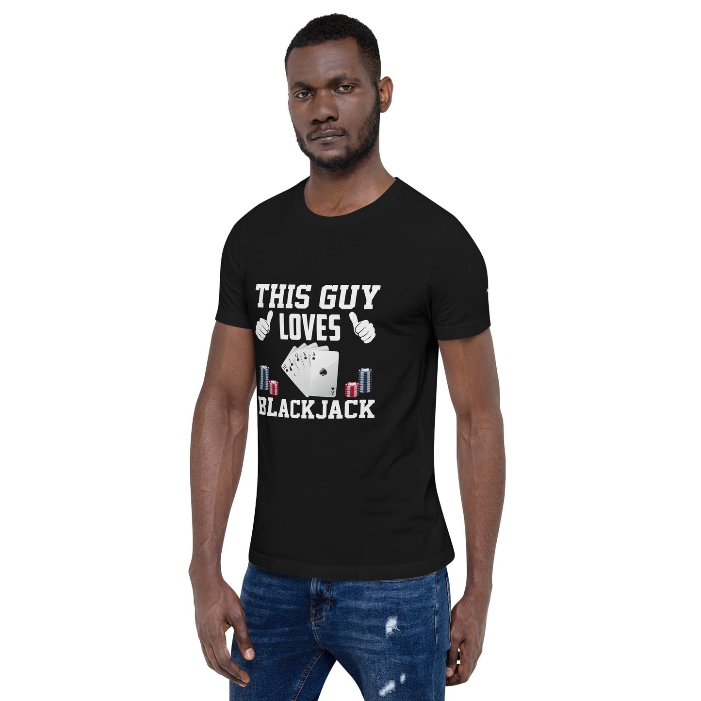 This Guy Loves Black Jack V1 - Unisex t-shirt by DarkByteGear