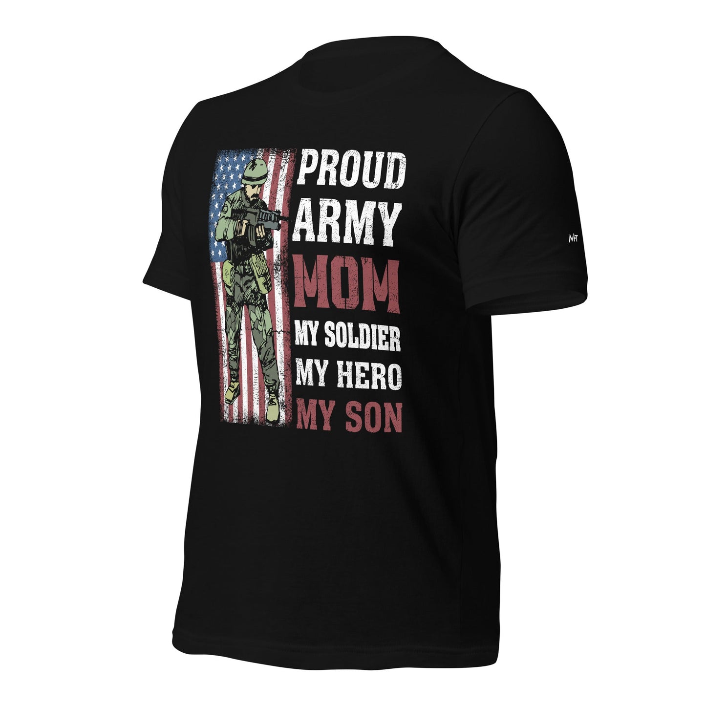Proud Army Mom - Unisex t-shirt by DarkByteGear
