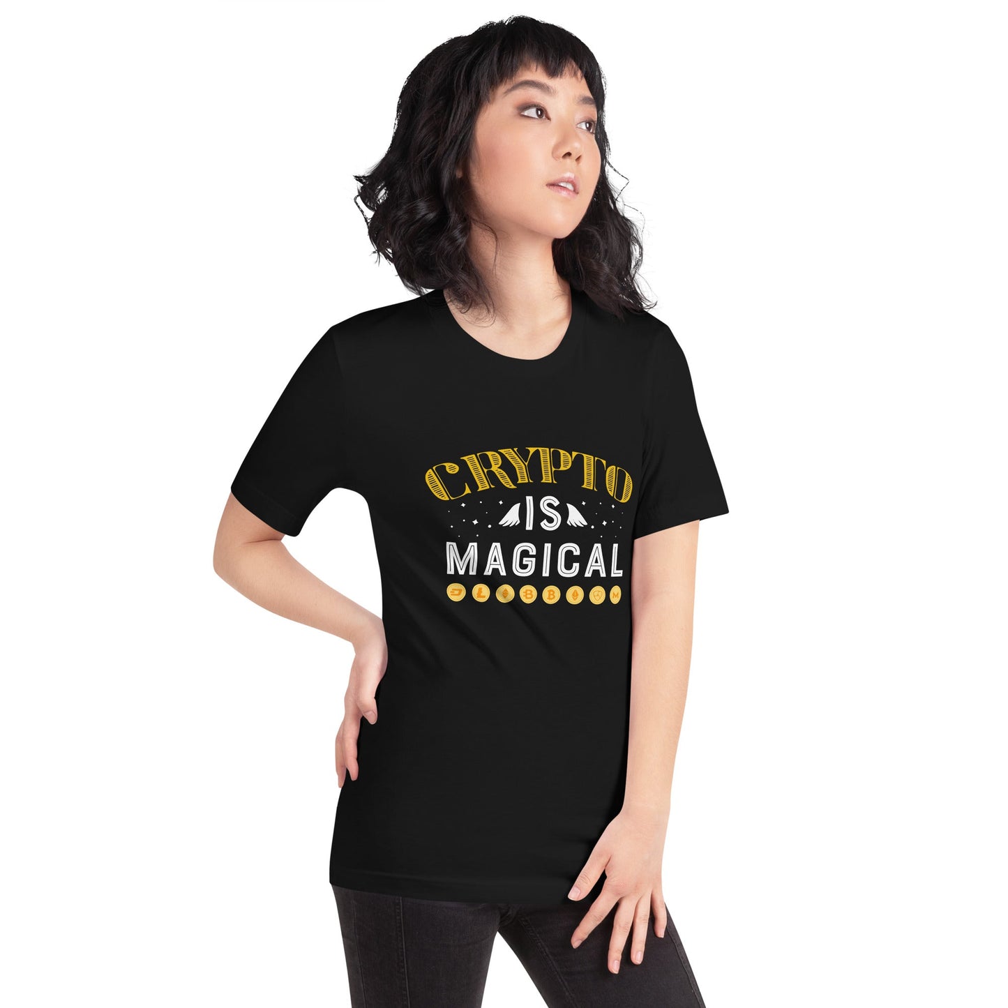 Crypto is Magical Unisex t-shirt by DarkByteGear