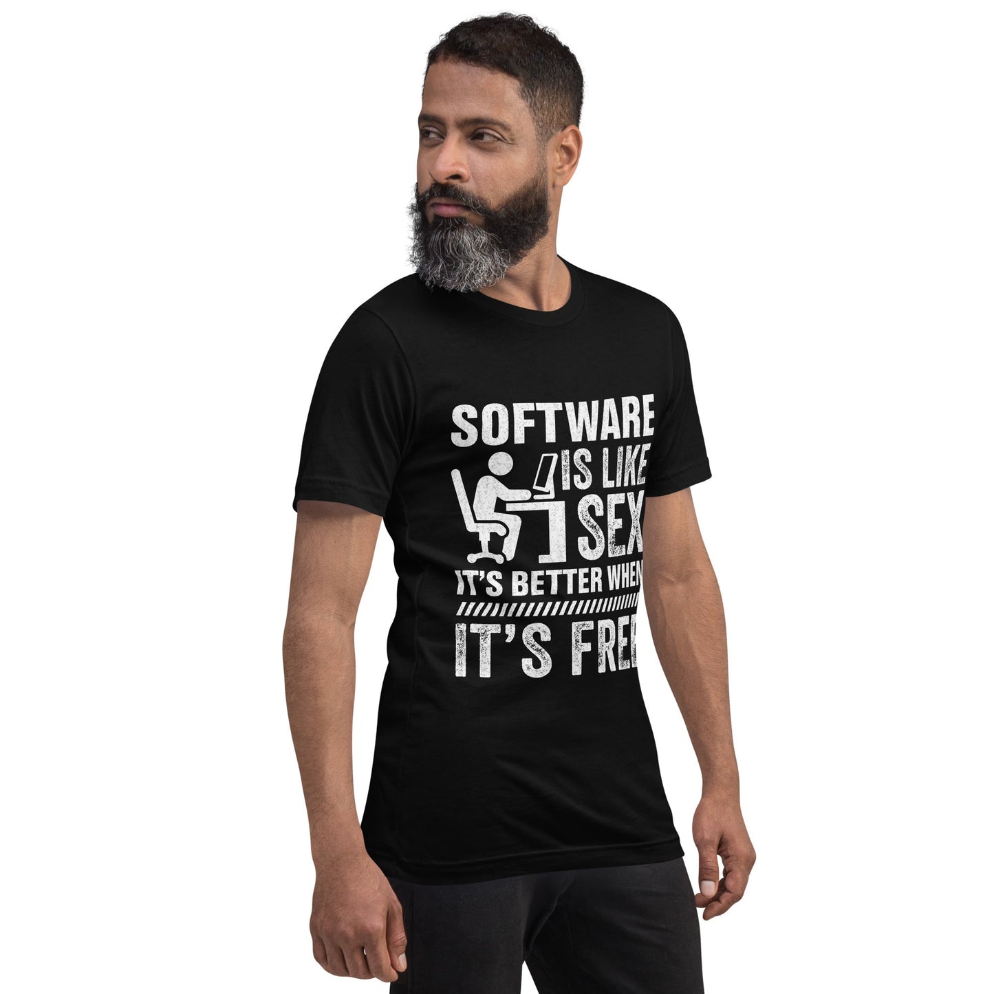 Software is like Sex - Unisex t-shirt by DarkByteGear
