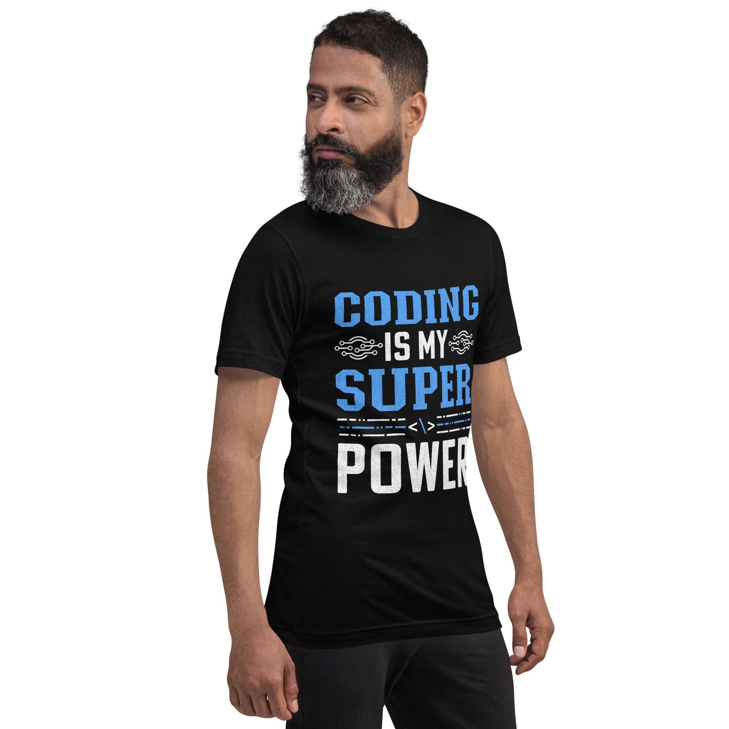 Coding is My Super Power - Unisex t-shirt by DarkByteGear