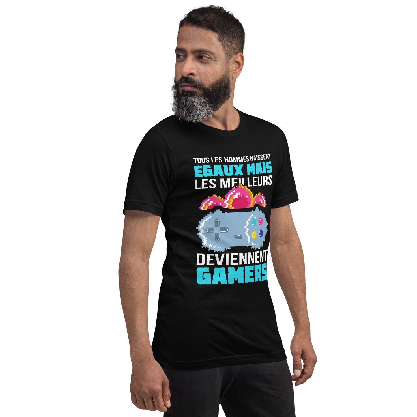 Tous Les Hommes Naissent Egaux Mais - Unisex t-shirt by DarkByteGear