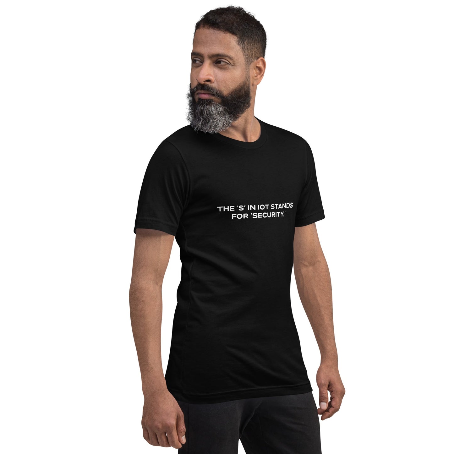 The "S" in IoT Stands for Security V4 - Unisex t-shirt by DarkByteGear