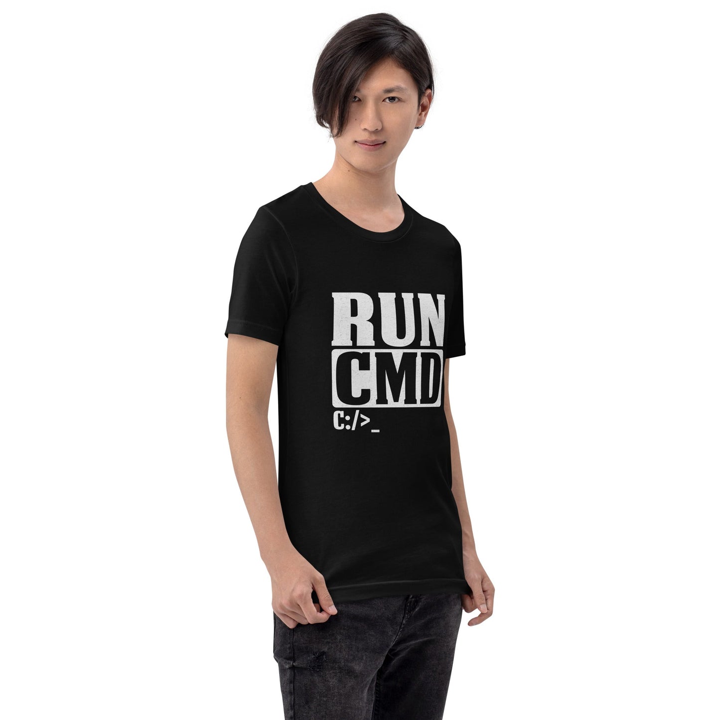 Run CMD C:/>_ - Unisex t-shirt by DarkByteGear