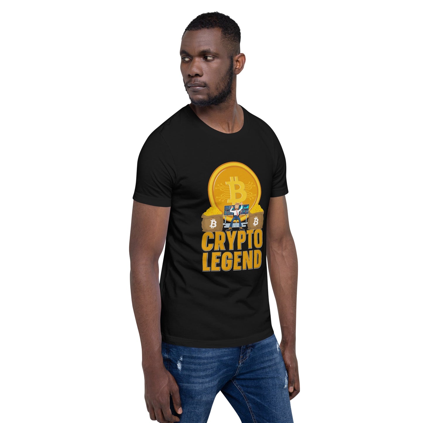 Bitcoin Legend - Unisex t-shirt by DarkByteGear