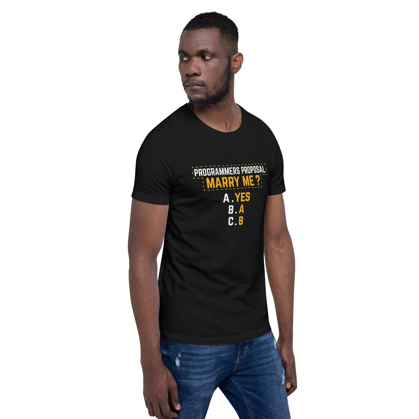 Programmers' Proposal - Unisex t-shirt by DarkByteGear