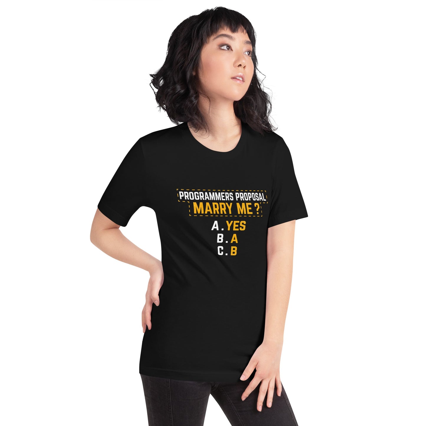 Programmers' Proposal - Unisex t-shirt by DarkByteGear