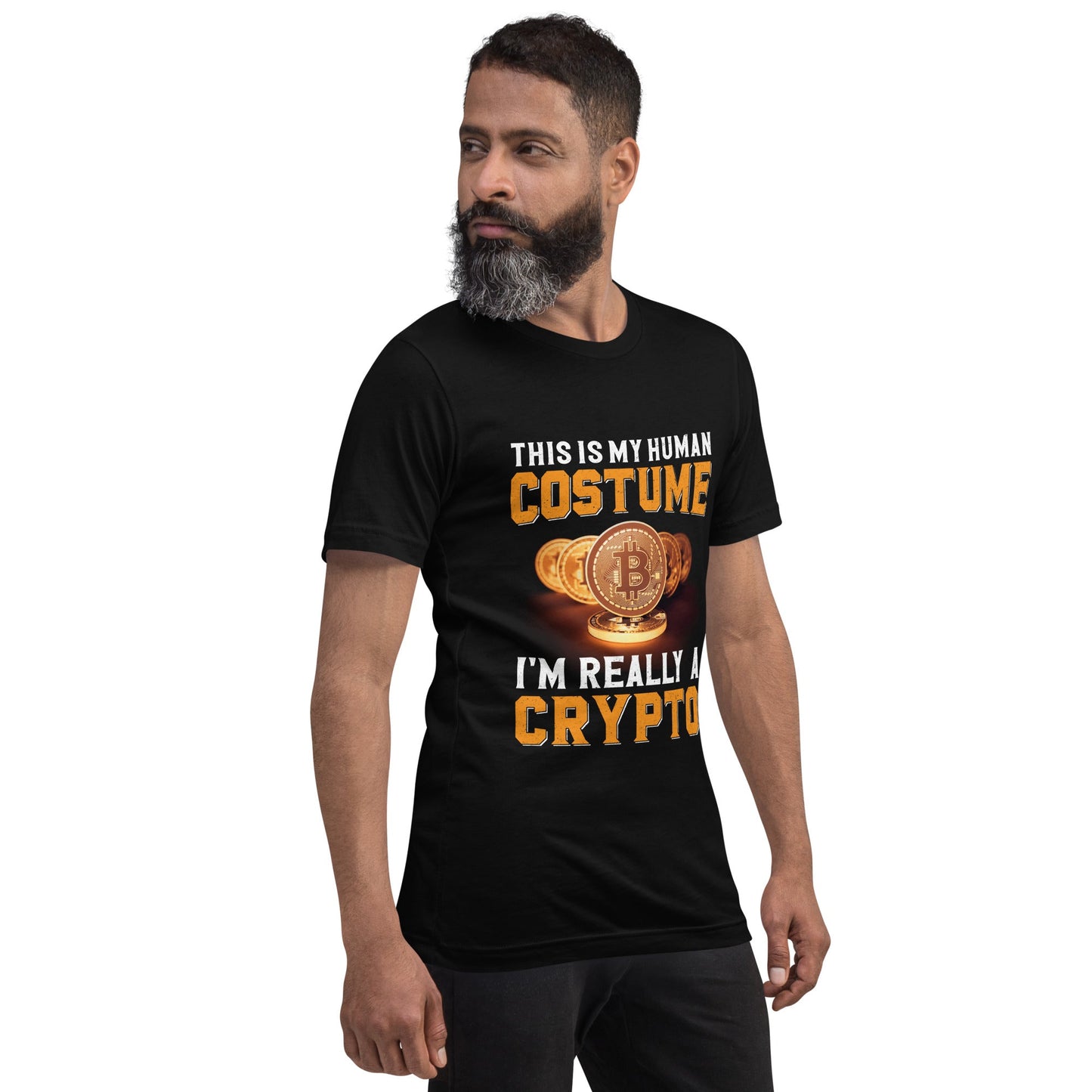 This is my Human Costume, I am a really a Crypto - Unisex t-shirt by DarkByteGear