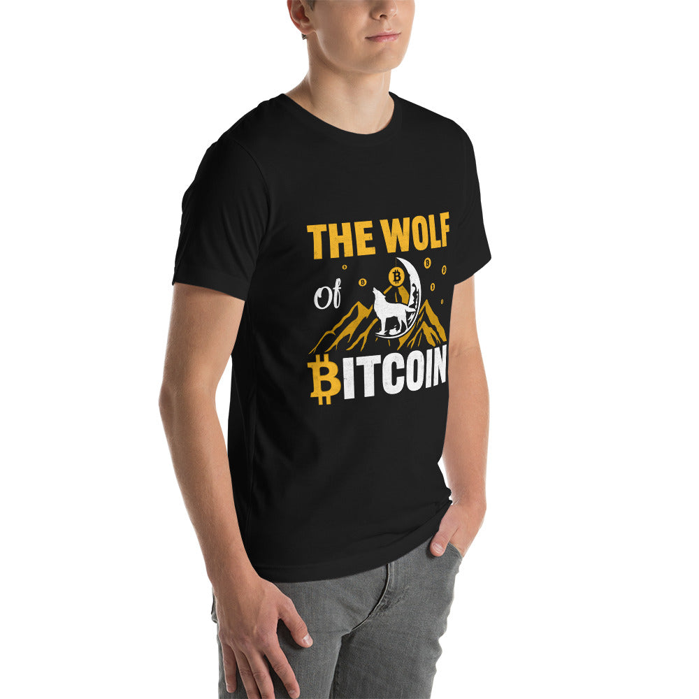 The Wolf of Bitcoin - Unisex t-shirt by DarkByteGear