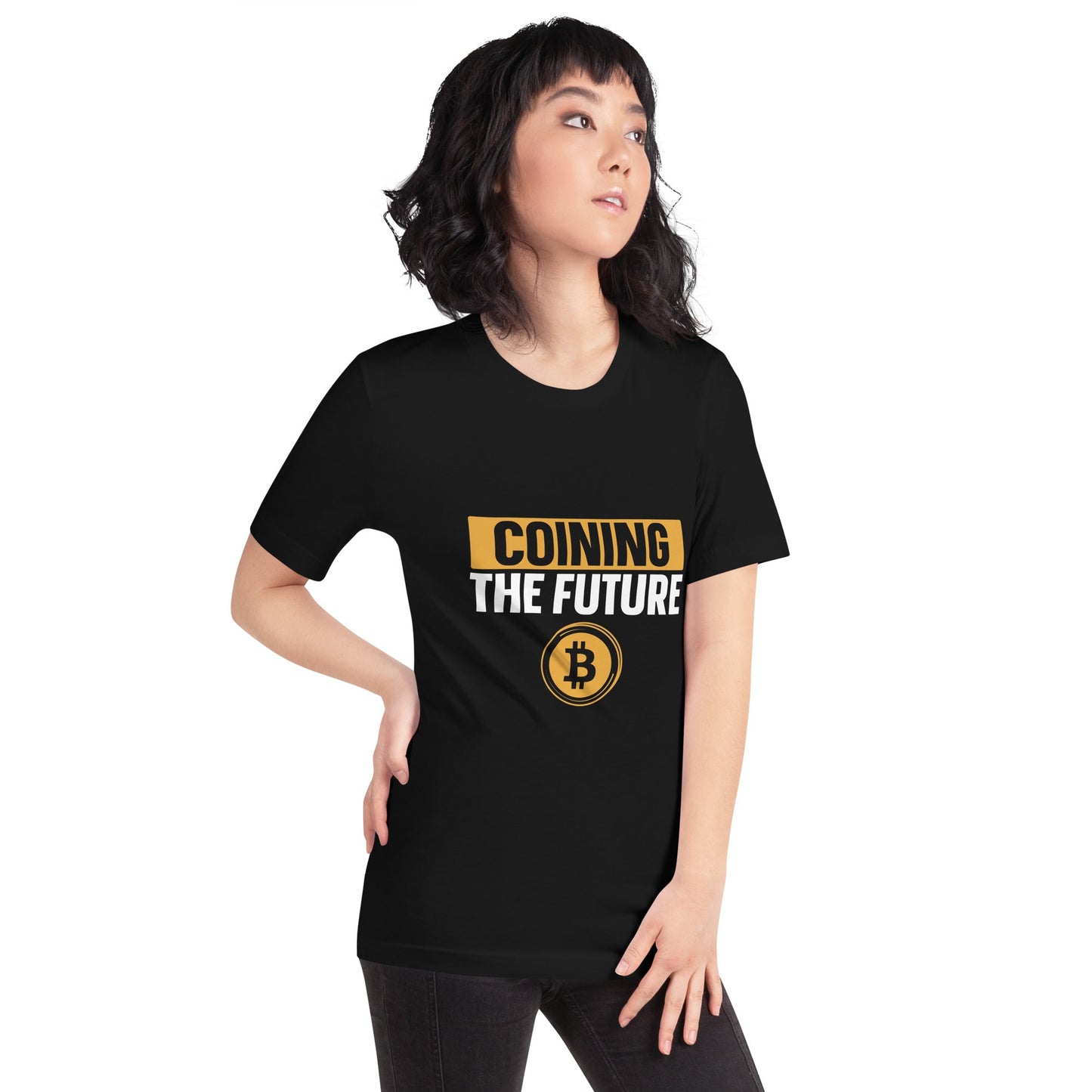 Coining The Future Unisex t-shirt by DarkByteGear