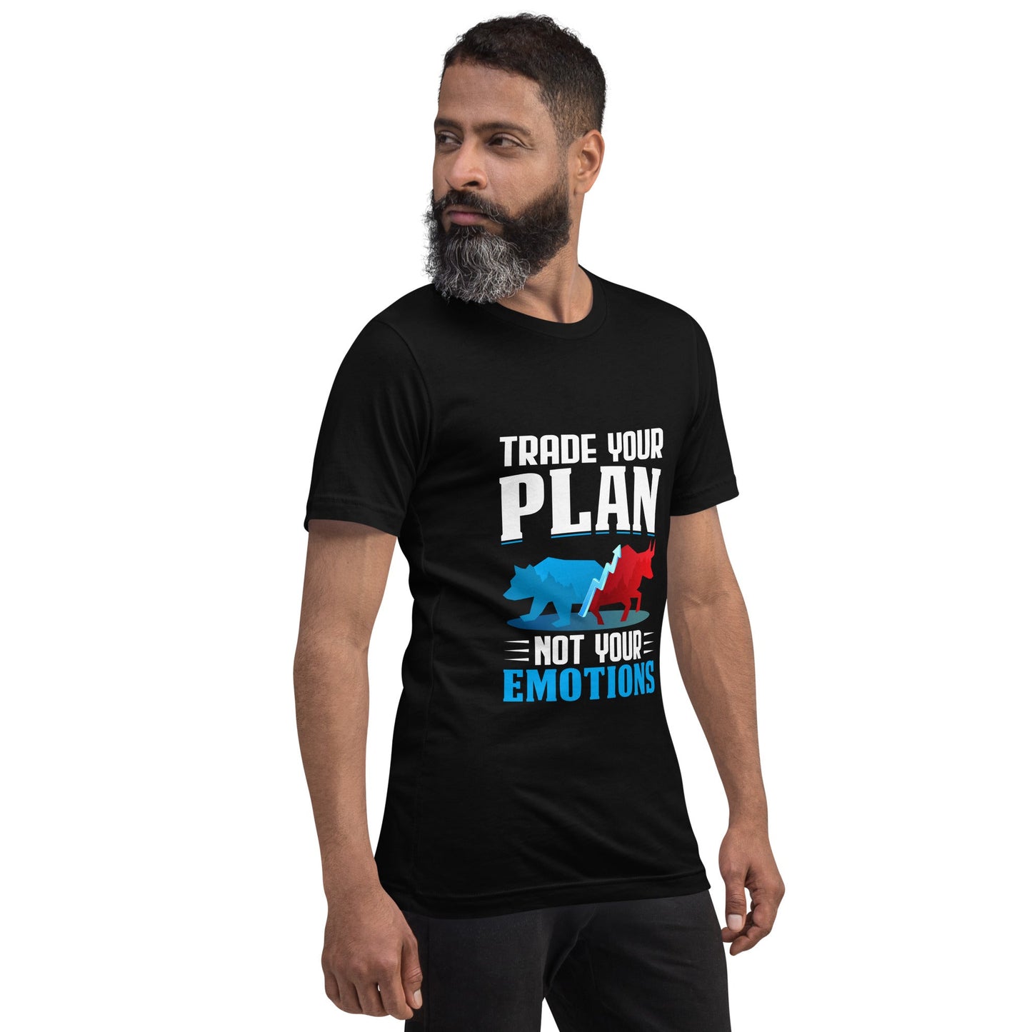 Trade your plan: not your emotion - Unisex t-shirt by DarkByteGear