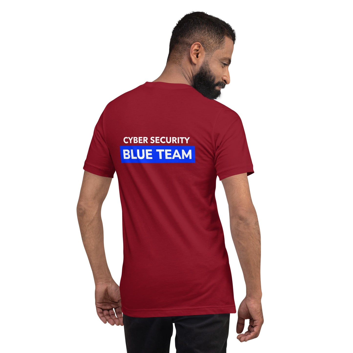 Cyber Security Blue Team V11 - Unisex t-shirt ( Back Print ) by DarkByteGear