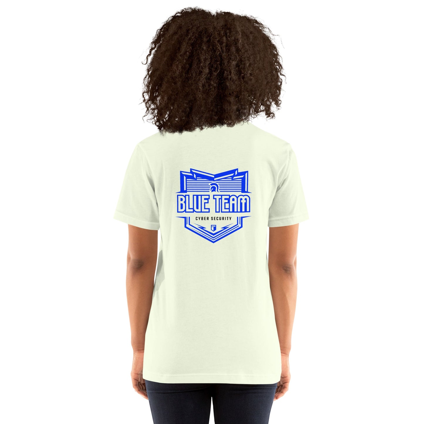 Cyber Security Blue Team 16 - Unisex t-shirt ( Back Print ) by DarkByteGear