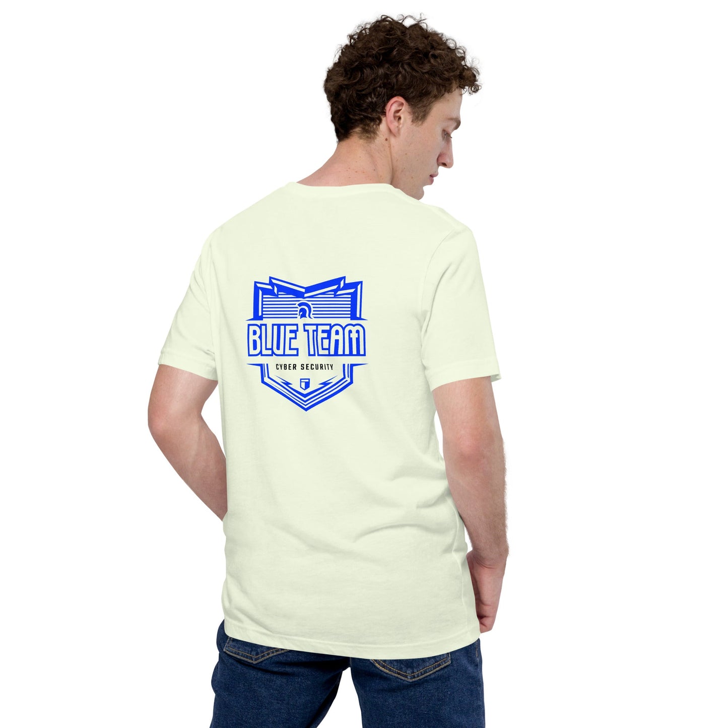 Cyber Security Blue Team 16 - Unisex t-shirt ( Back Print ) by DarkByteGear