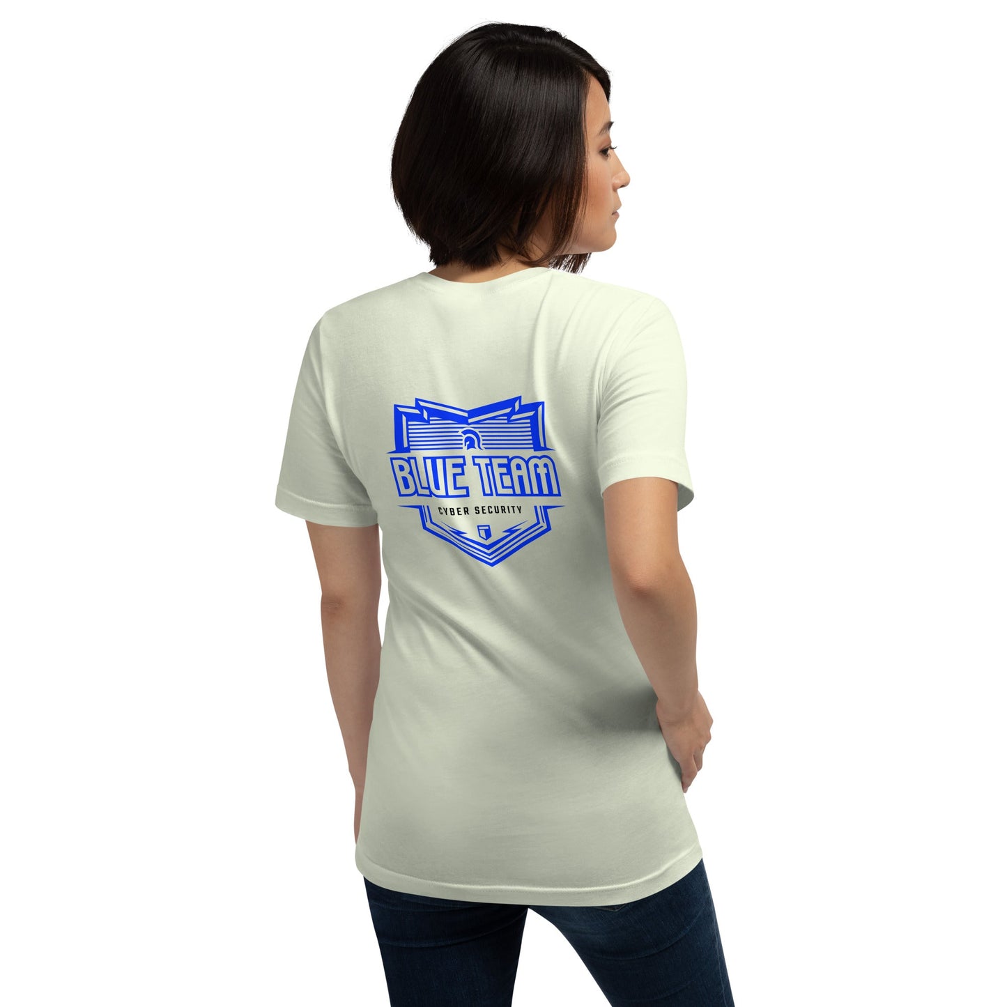 Cyber Security Blue Team 16 - Unisex t-shirt ( Back Print ) by DarkByteGear