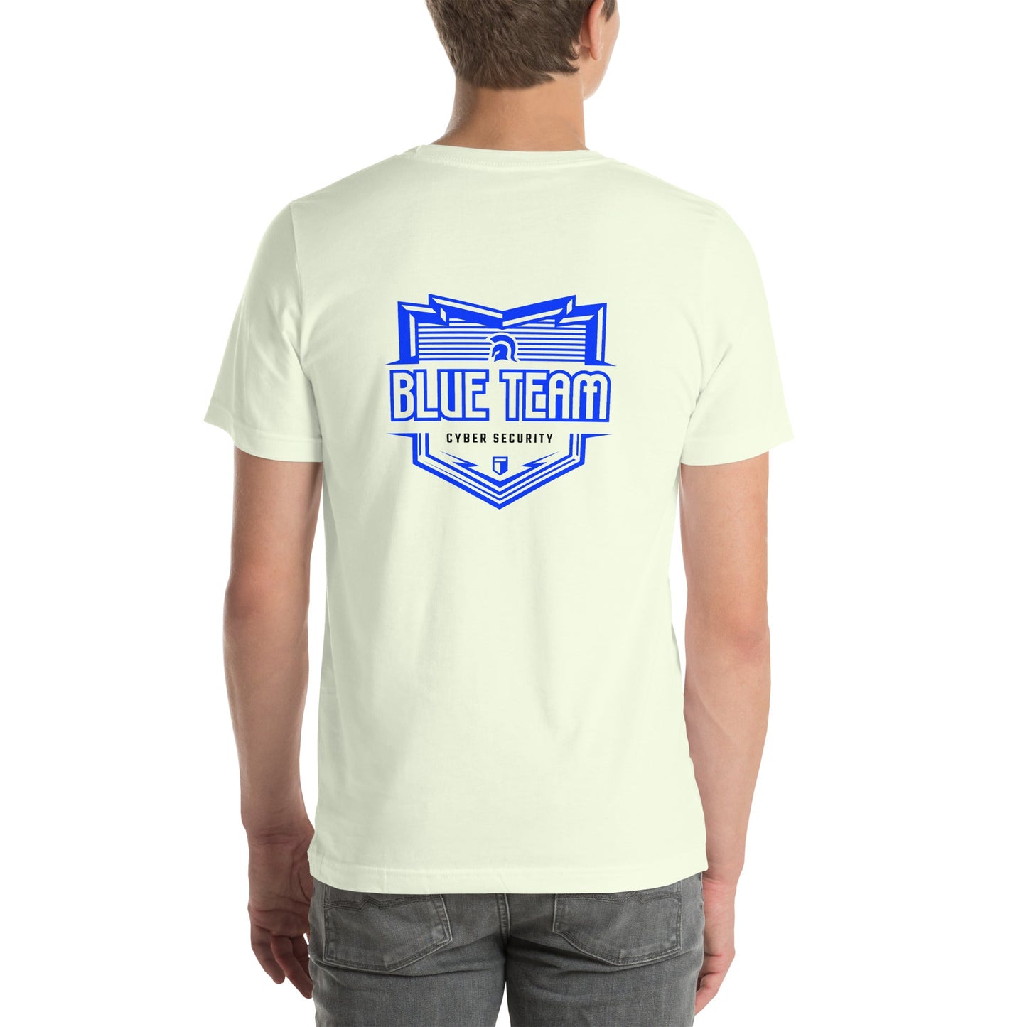 Cyber Security Blue Team 16 - Unisex t-shirt ( Back Print ) by DarkByteGear