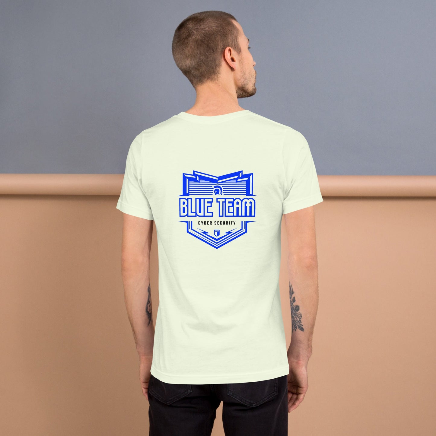 Cyber Security Blue Team 16 - Unisex t-shirt ( Back Print ) by DarkByteGear