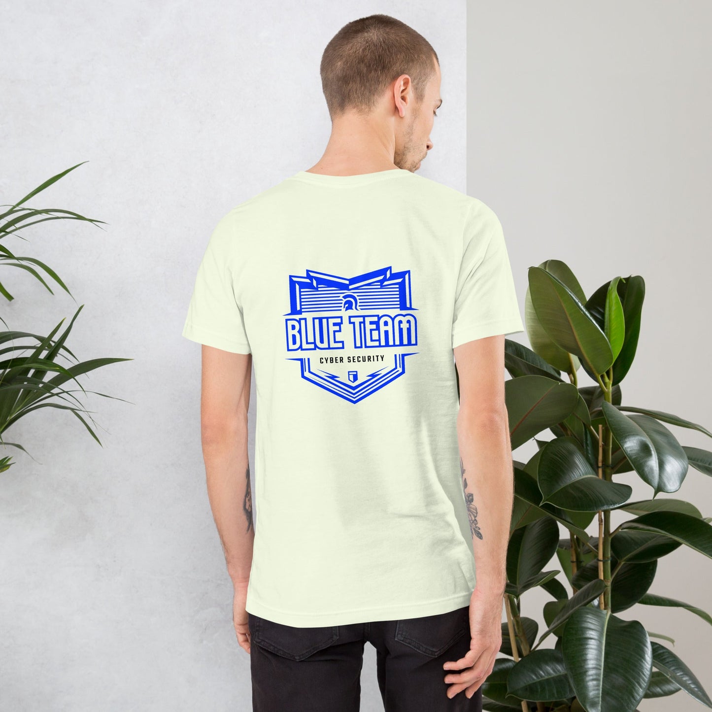 Cyber Security Blue Team 16 - Unisex t-shirt ( Back Print ) by DarkByteGear