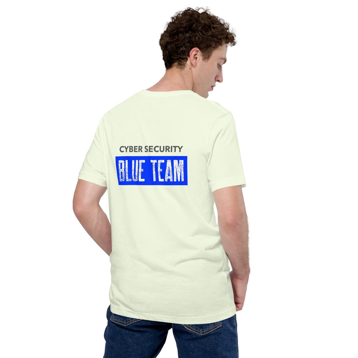 Cyber Security Blue Team V5 - Unisex t-shirt ( Back Print ) by DarkByteGear