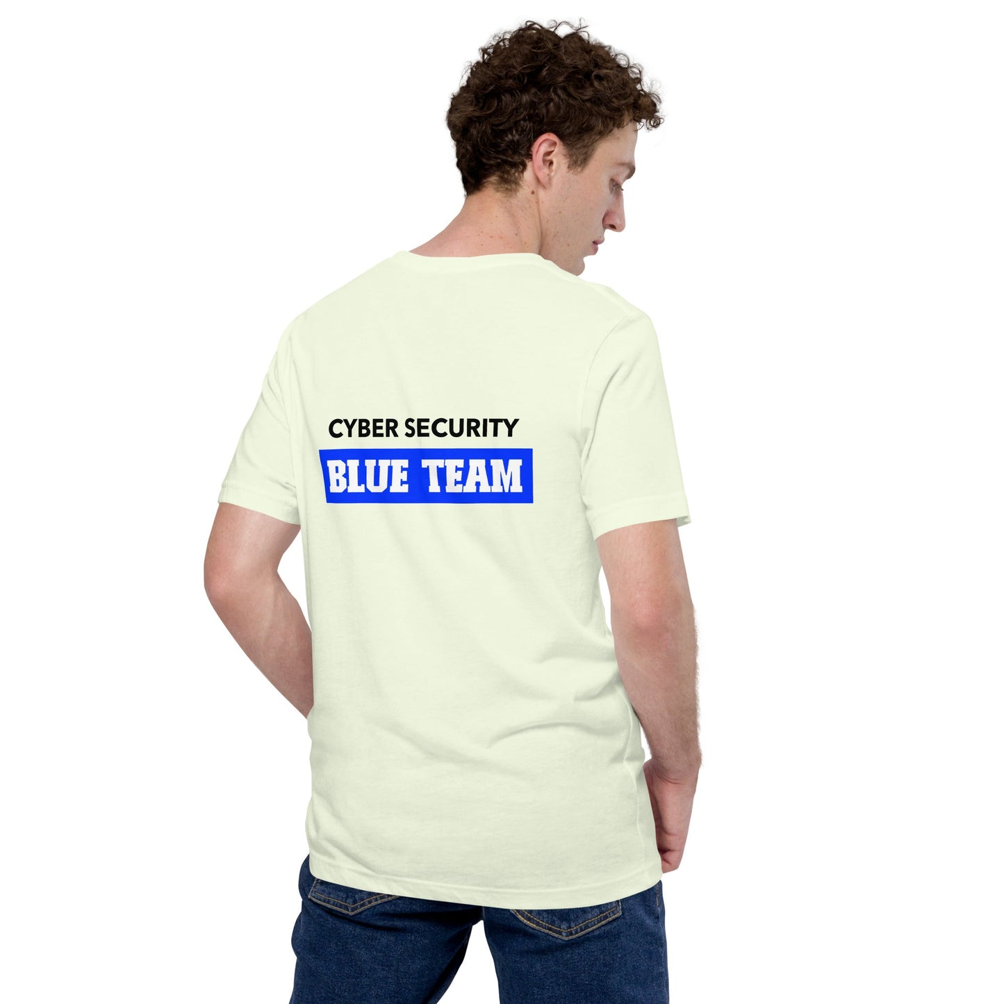 Cyber Security Blue Team V10 - Unisex t-shirt ( Back Print ) by DarkByteGear
