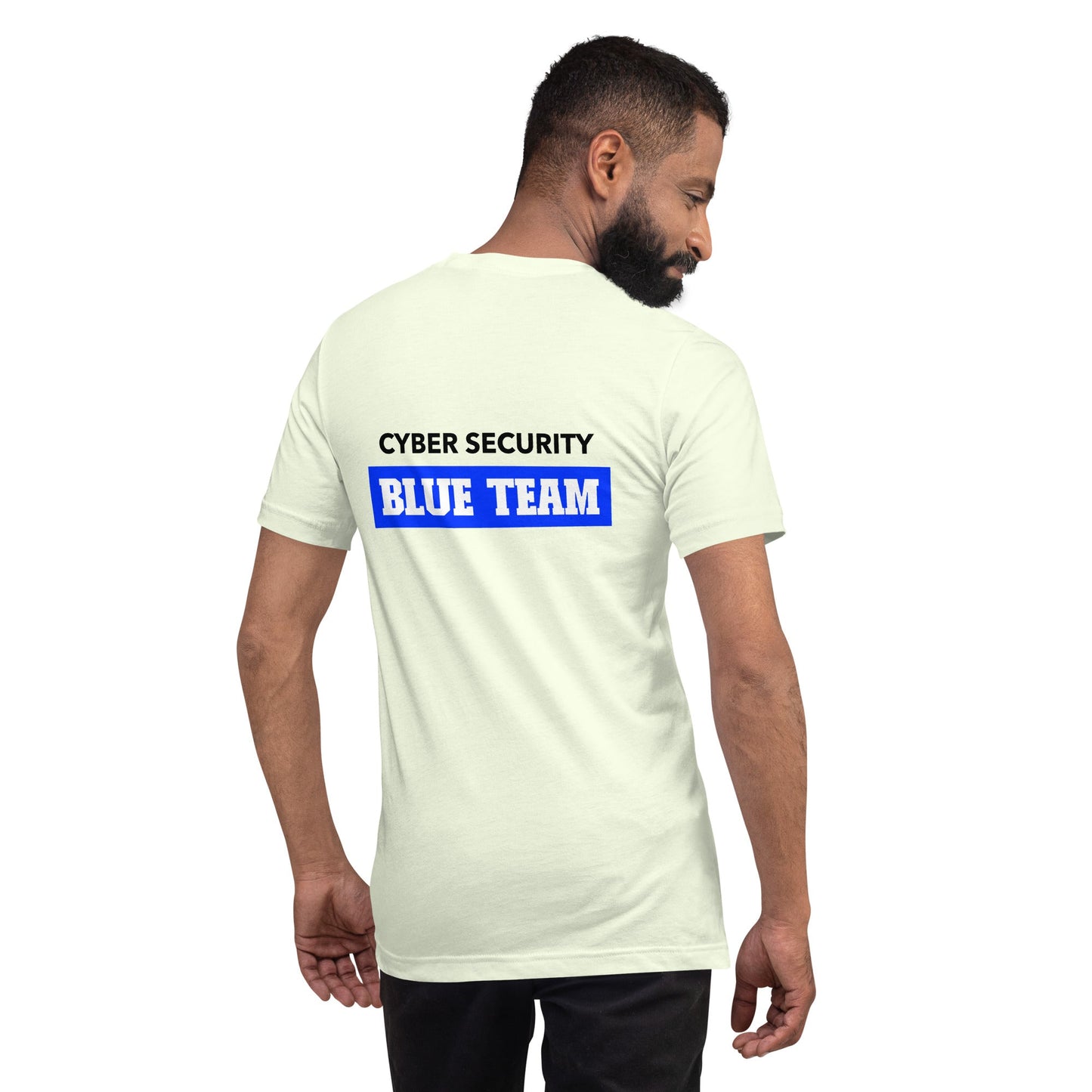 Cyber Security Blue Team V10 - Unisex t-shirt ( Back Print ) by DarkByteGear