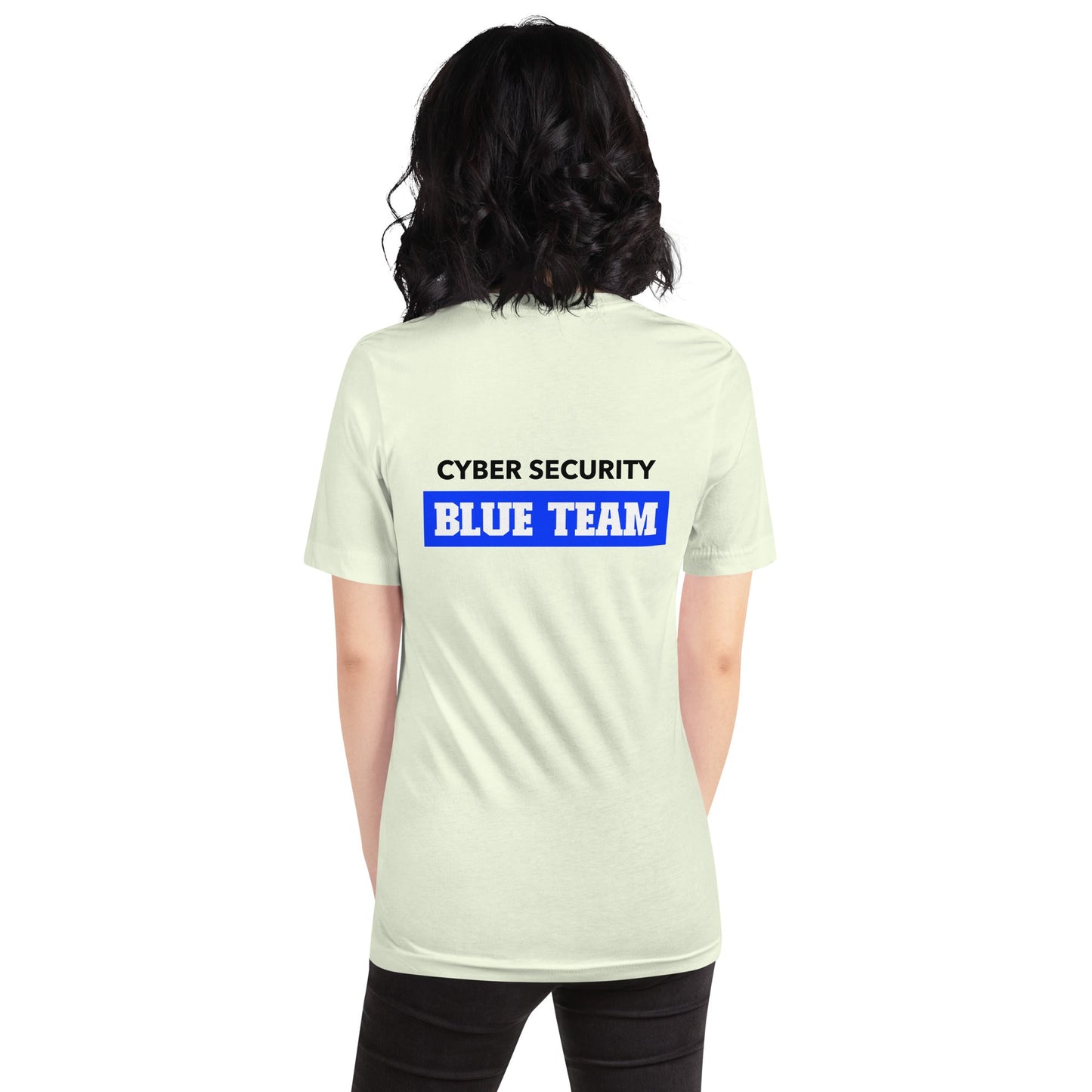 Cyber Security Blue Team V10 - Unisex t-shirt ( Back Print ) by DarkByteGear