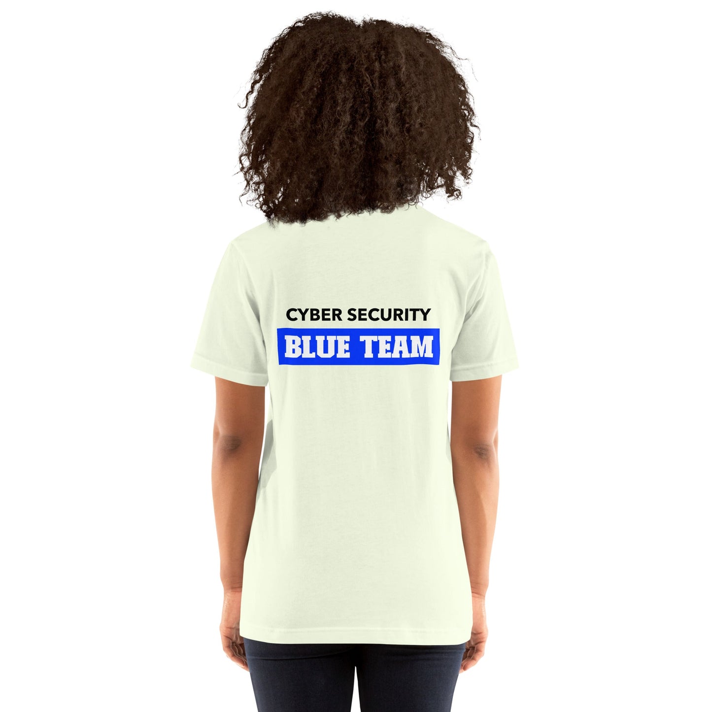 Cyber Security Blue Team V10 - Unisex t-shirt ( Back Print ) by DarkByteGear