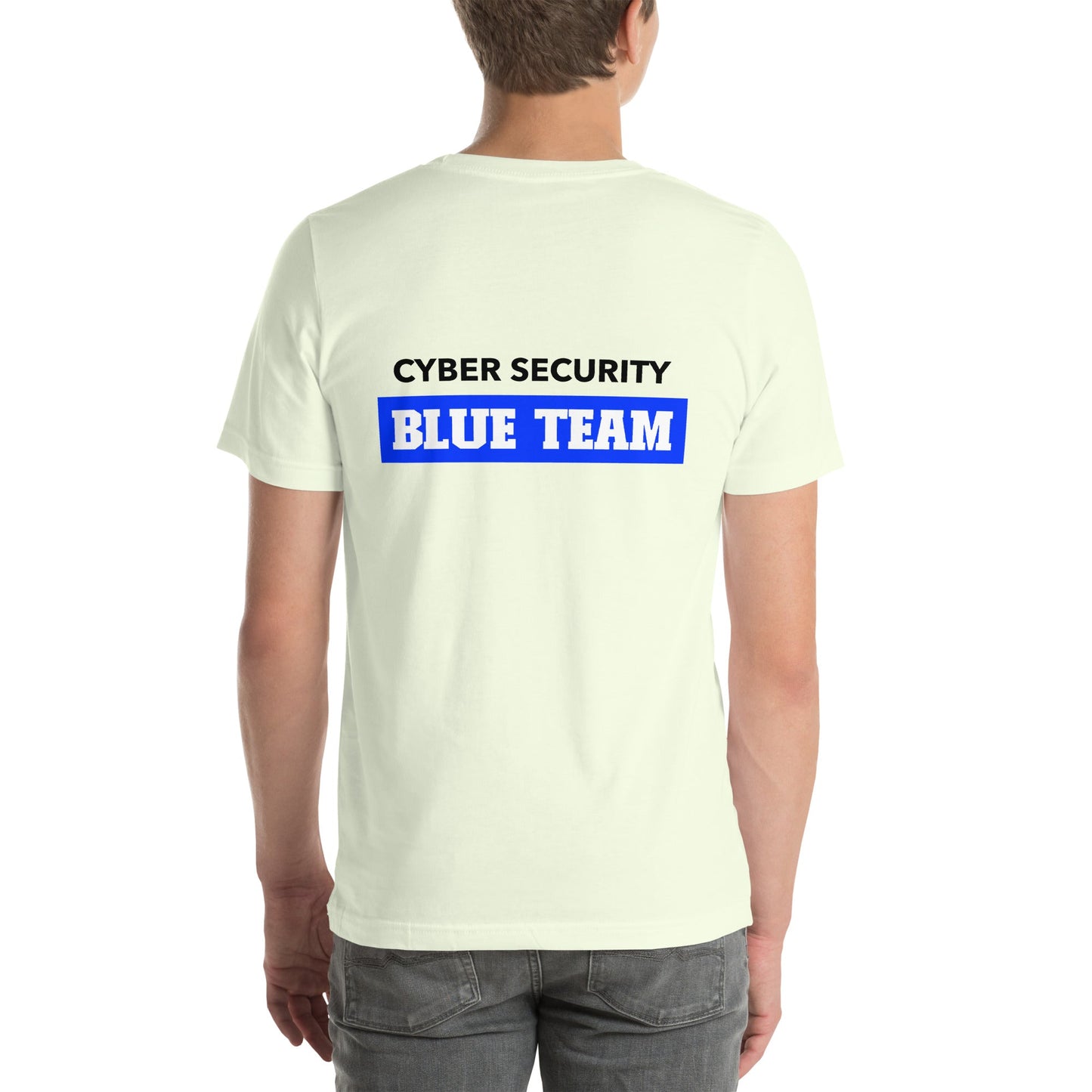 Cyber Security Blue Team V10 - Unisex t-shirt ( Back Print ) by DarkByteGear