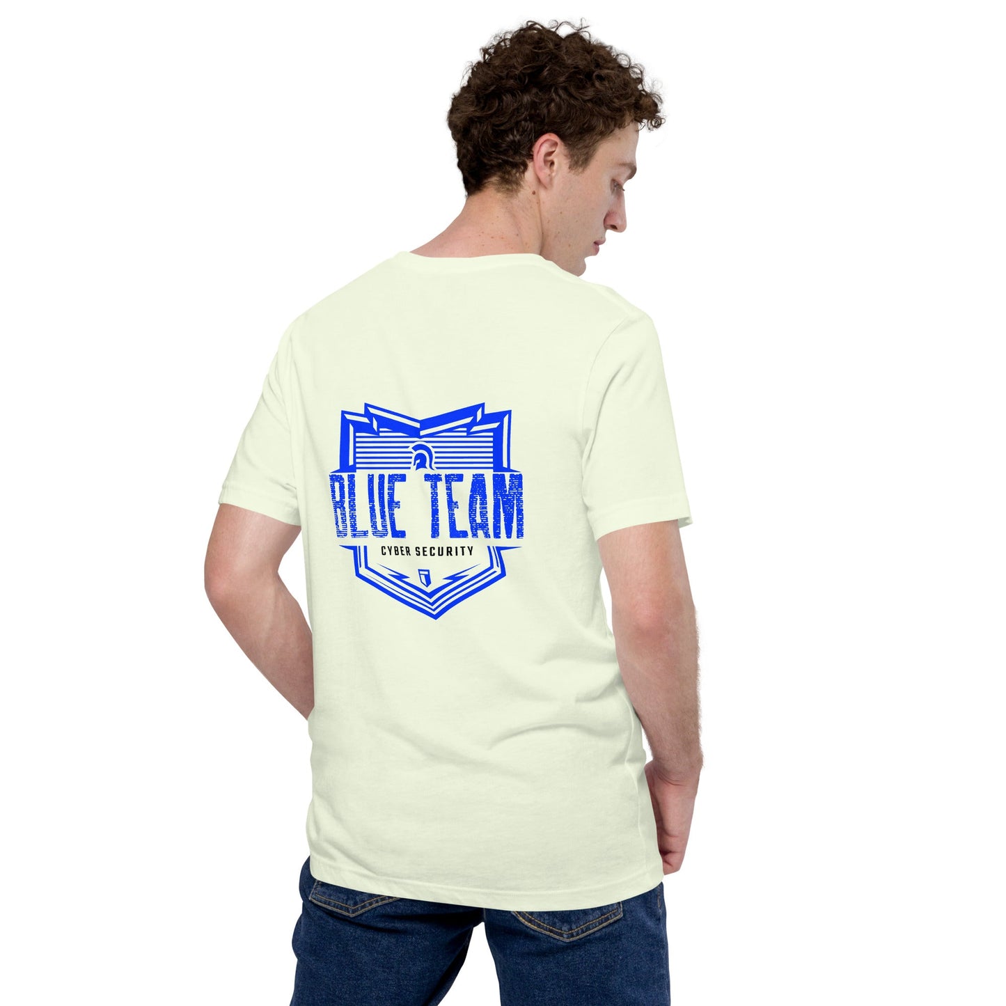 Cyber Security Blue Team V13 - Unisex t-shirt ( Back Print ) by DarkByteGear