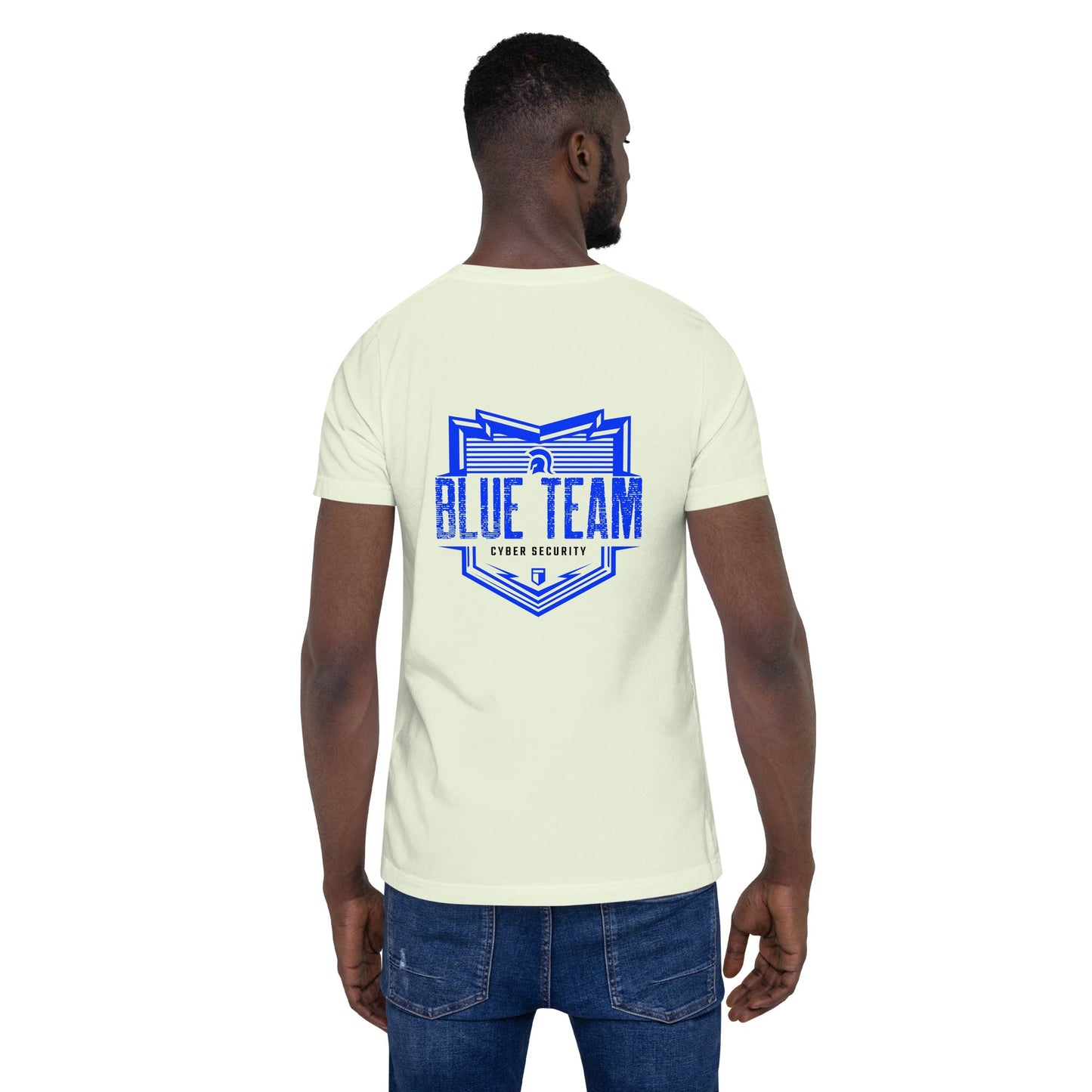 Cyber Security Blue Team V13 - Unisex t-shirt ( Back Print ) by DarkByteGear