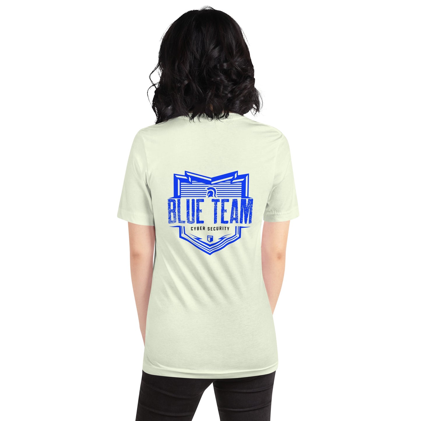 Cyber Security Blue Team V13 - Unisex t-shirt ( Back Print ) by DarkByteGear