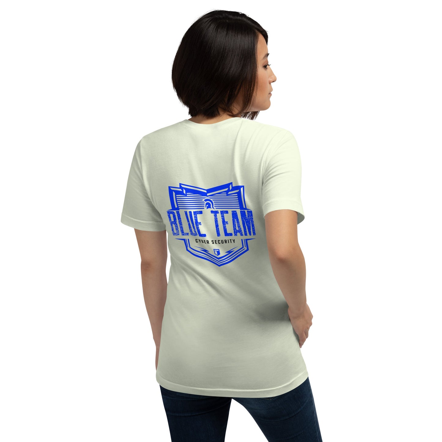 Cyber Security Blue Team V13 - Unisex t-shirt ( Back Print ) by DarkByteGear