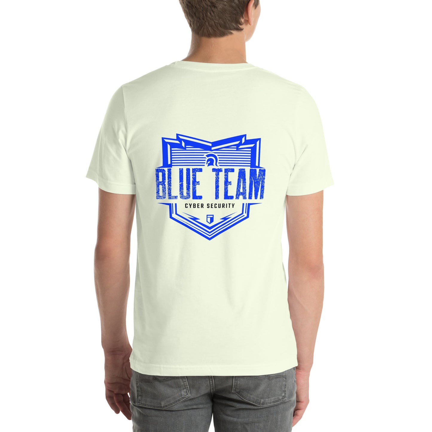 Cyber Security Blue Team V13 - Unisex t-shirt ( Back Print ) by DarkByteGear