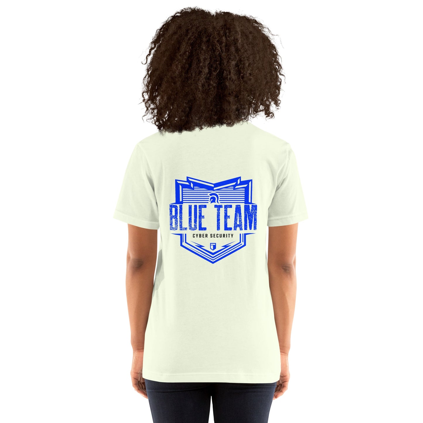 Cyber Security Blue Team V13 - Unisex t-shirt ( Back Print ) by DarkByteGear