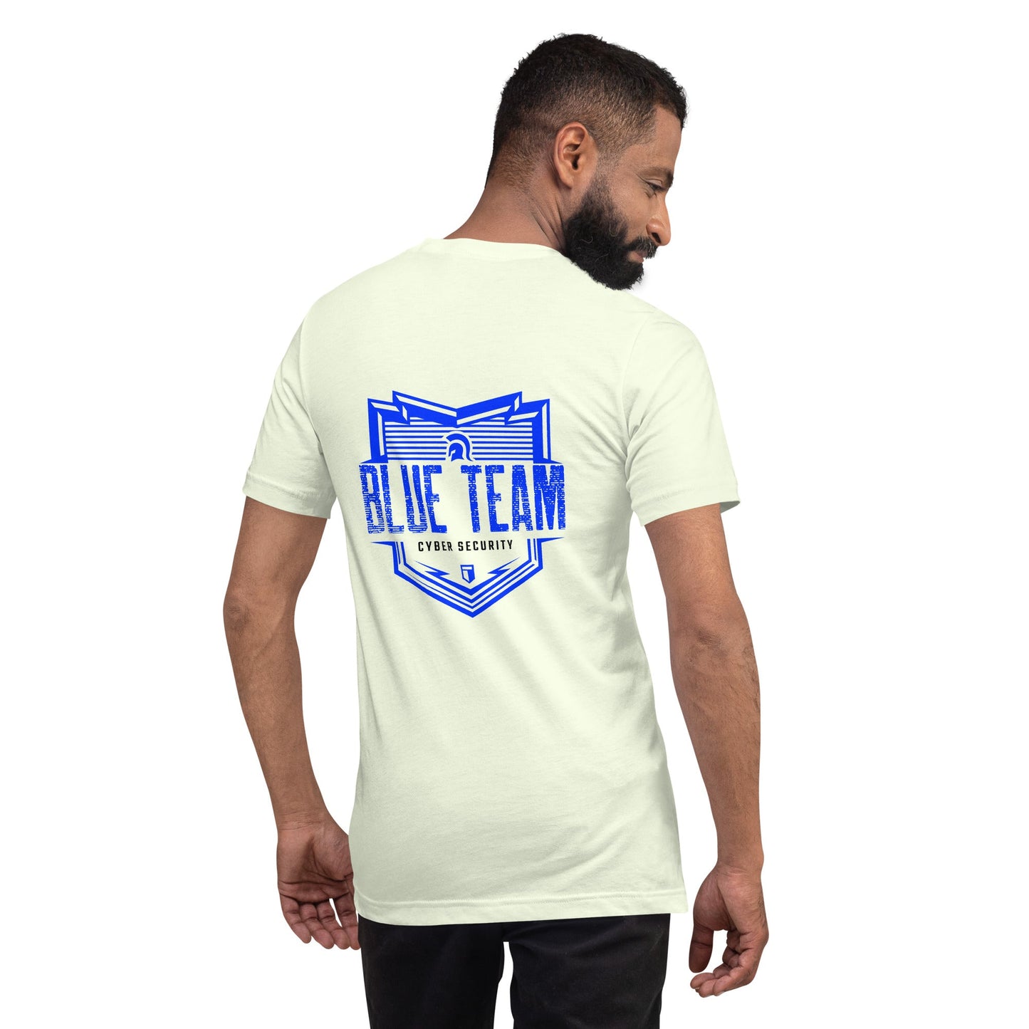 Cyber Security Blue Team V13 - Unisex t-shirt ( Back Print ) by DarkByteGear