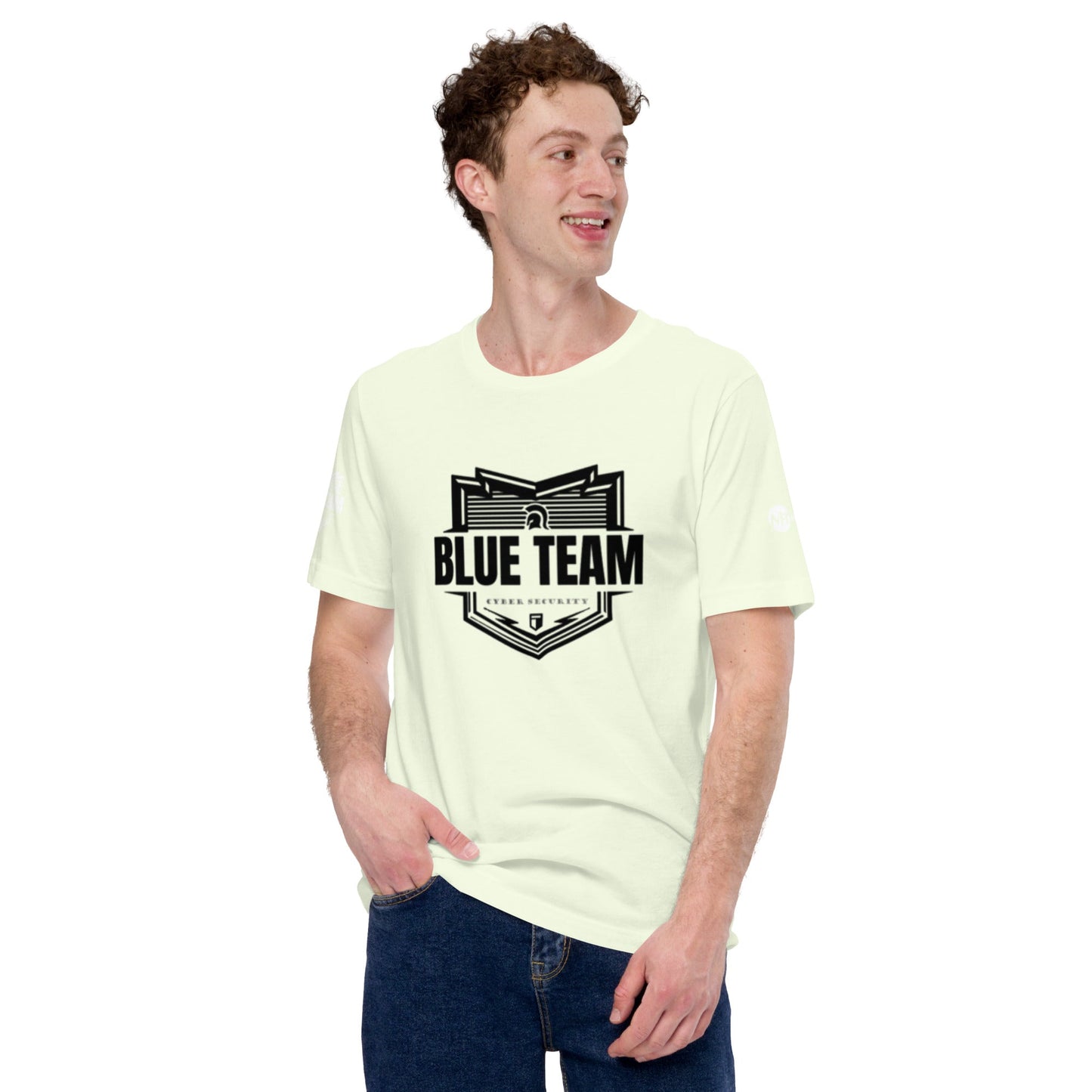 Cyber Security Blue Team V1 - Unisex t-shirt ( Back Print ) by DarkByteGear
