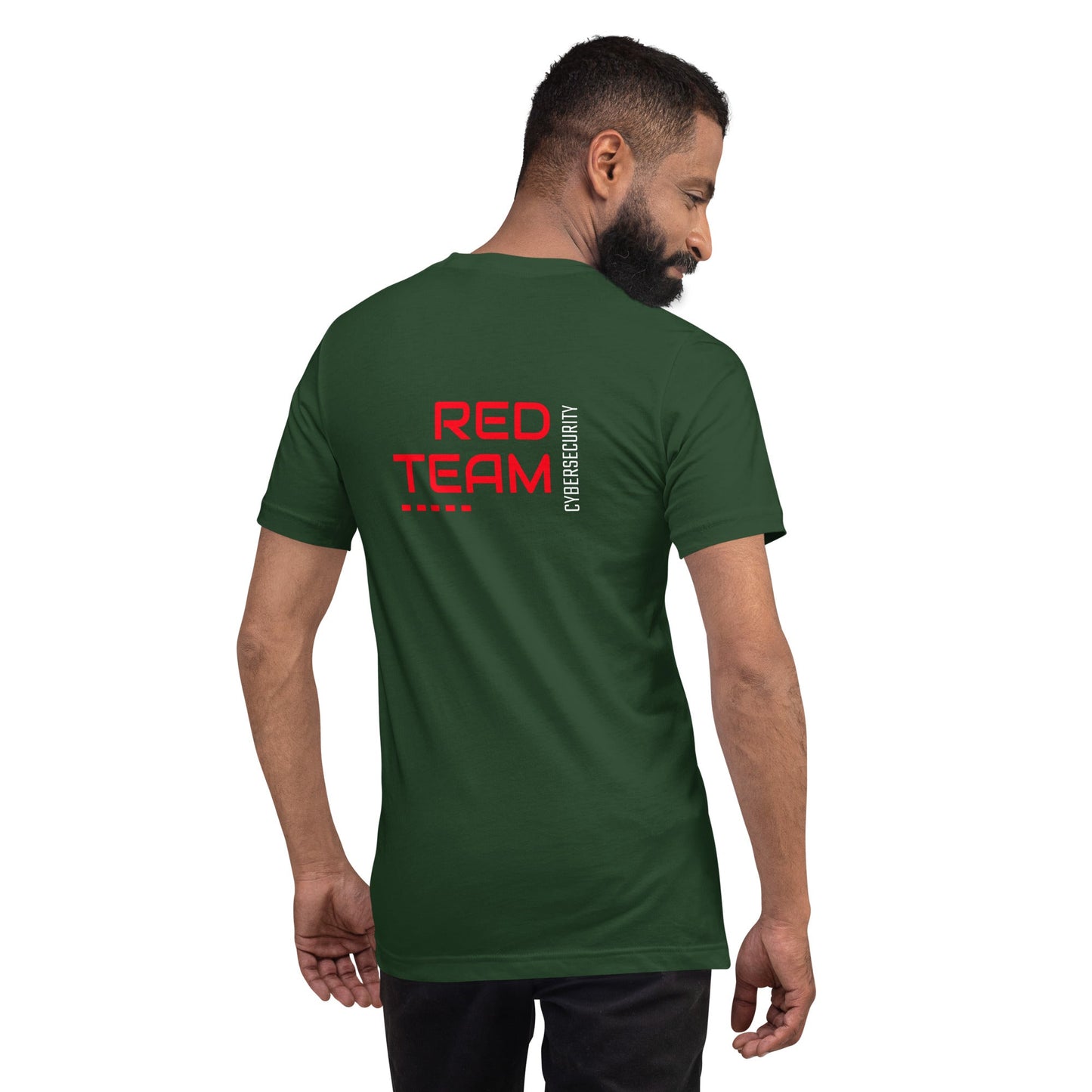 Cyber Security Red Team V14 - Unisex t-shirt ( Back Print ) by DarkByteGear